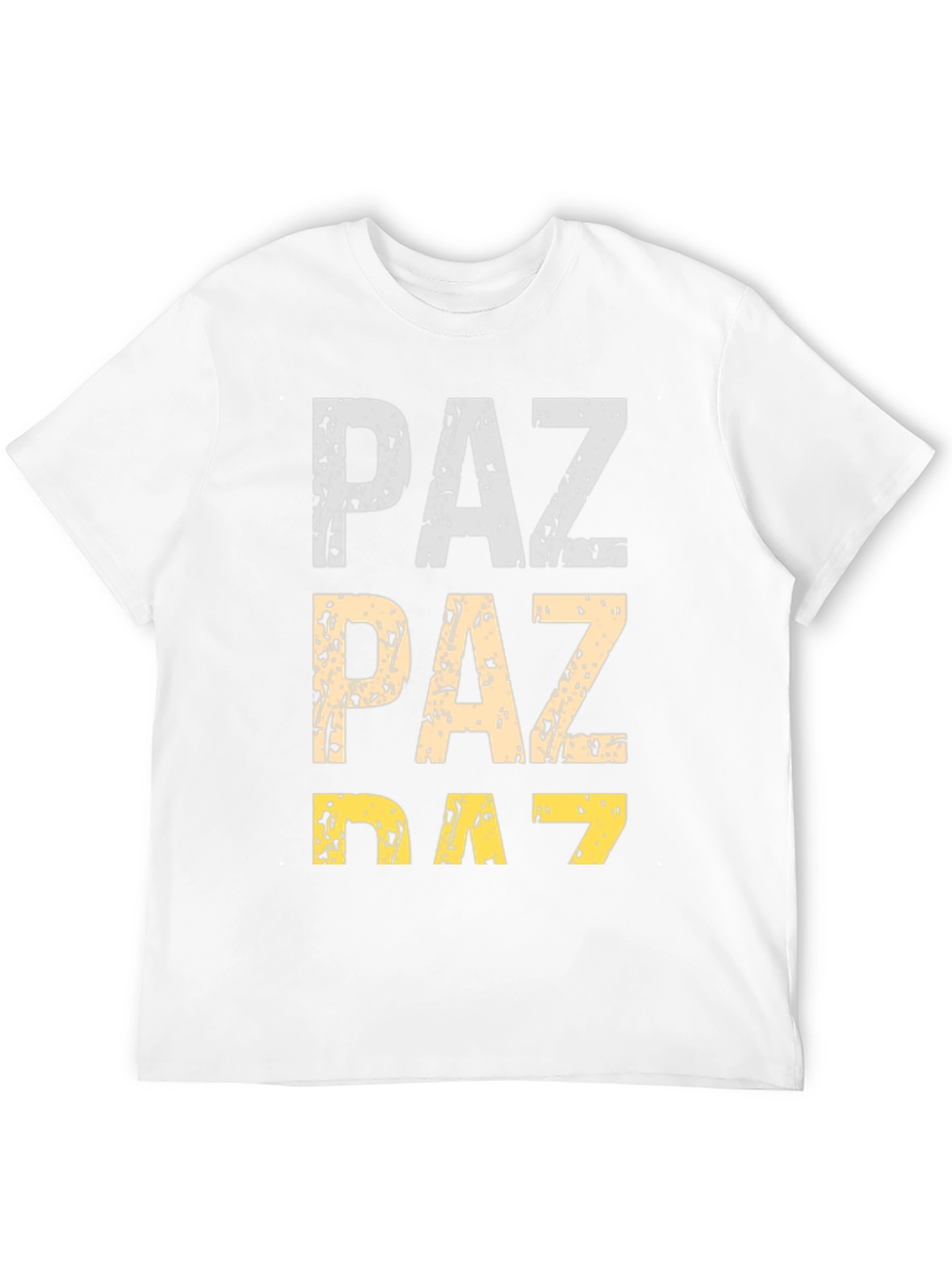 PAZ Graphic Print Mens Black T-Shirt