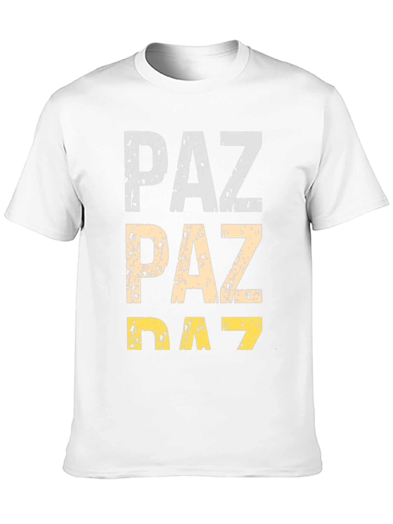 PAZ Graphic Print Mens Black T-Shirt