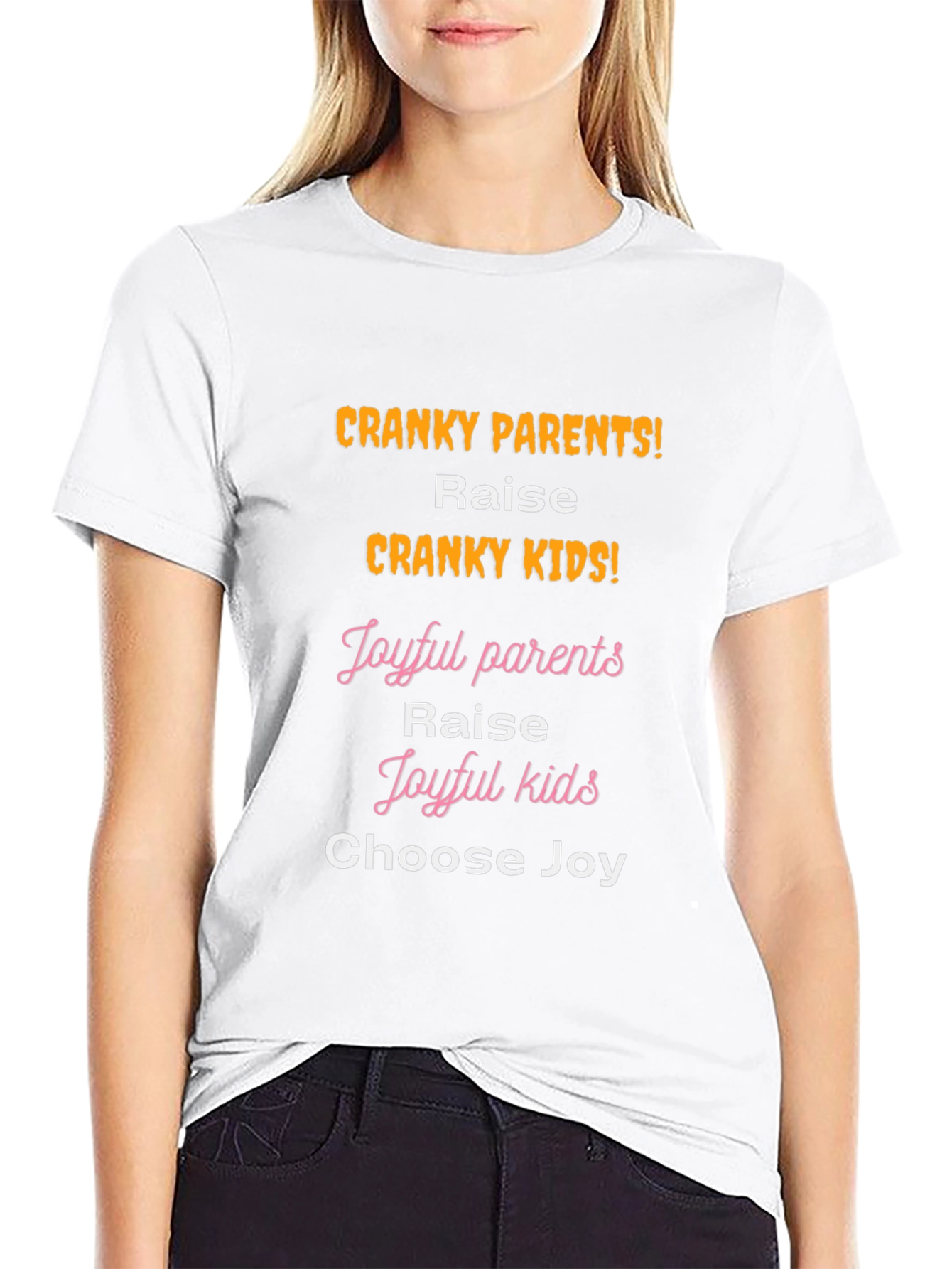 Cranky Parents Cranky Kids Graphic T-Shirt