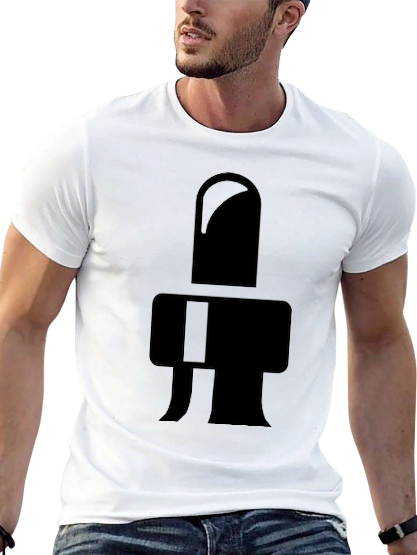Abstract Symbol Black T-Shirt