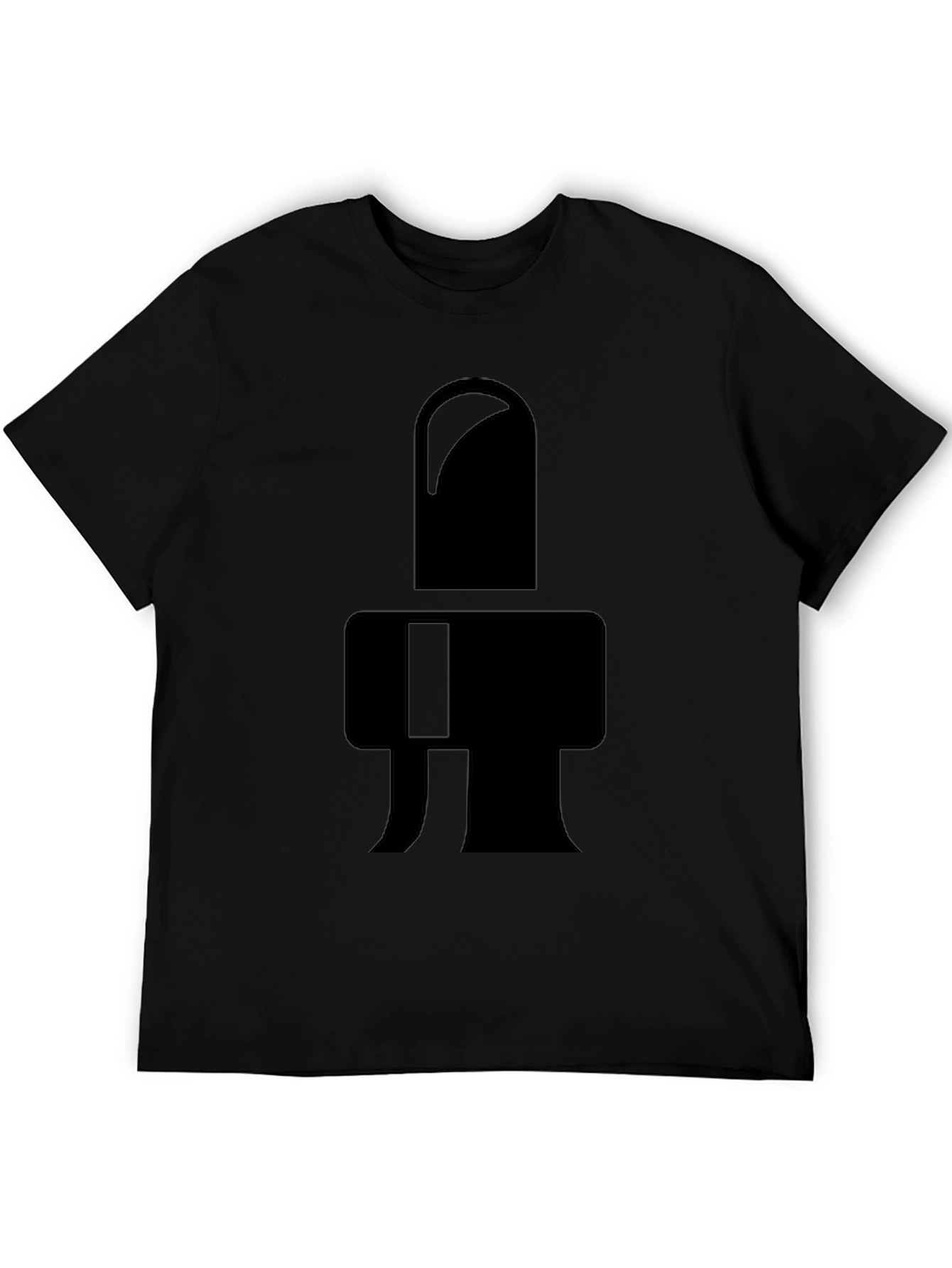 Abstract Symbol Black T-Shirt