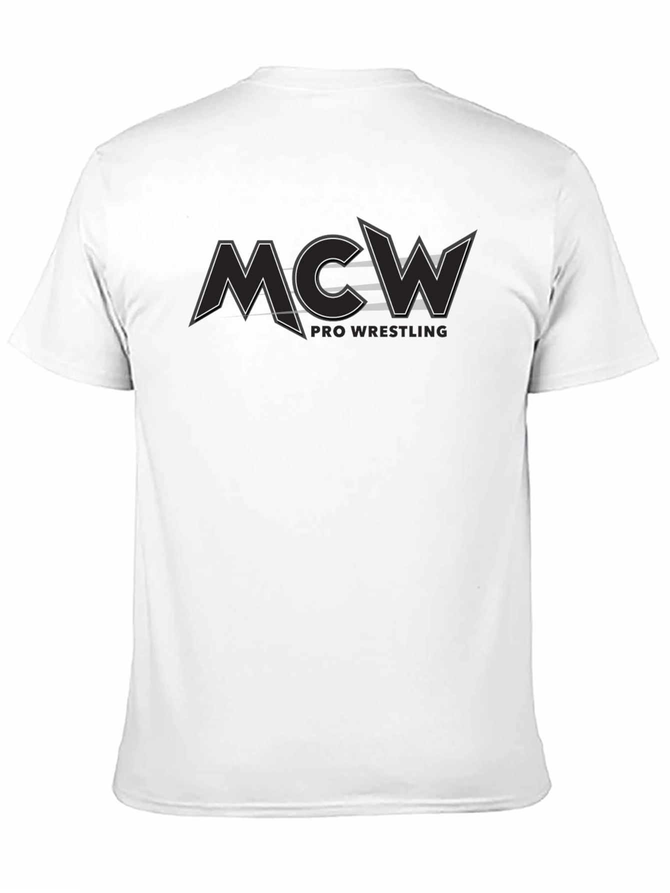 MCW Pro Wrestling Black Graphic Tee