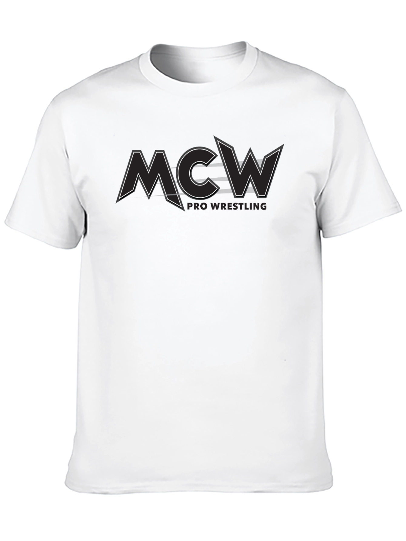 MCW Pro Wrestling Black Graphic Tee