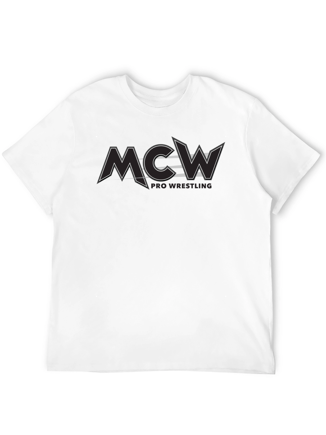 MCW Pro Wrestling Black Graphic Tee