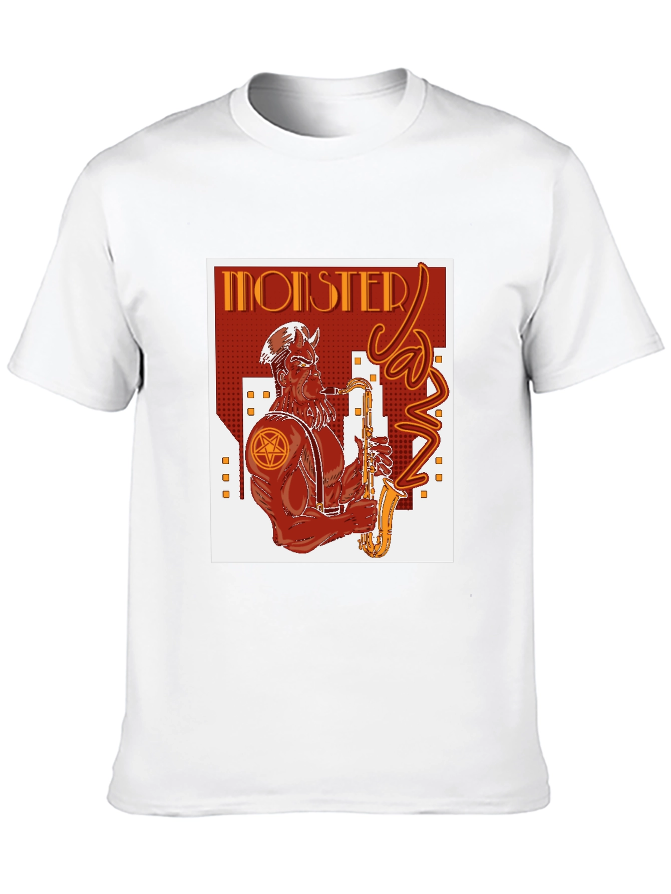 Monster Jazz Graphic Tee - Black