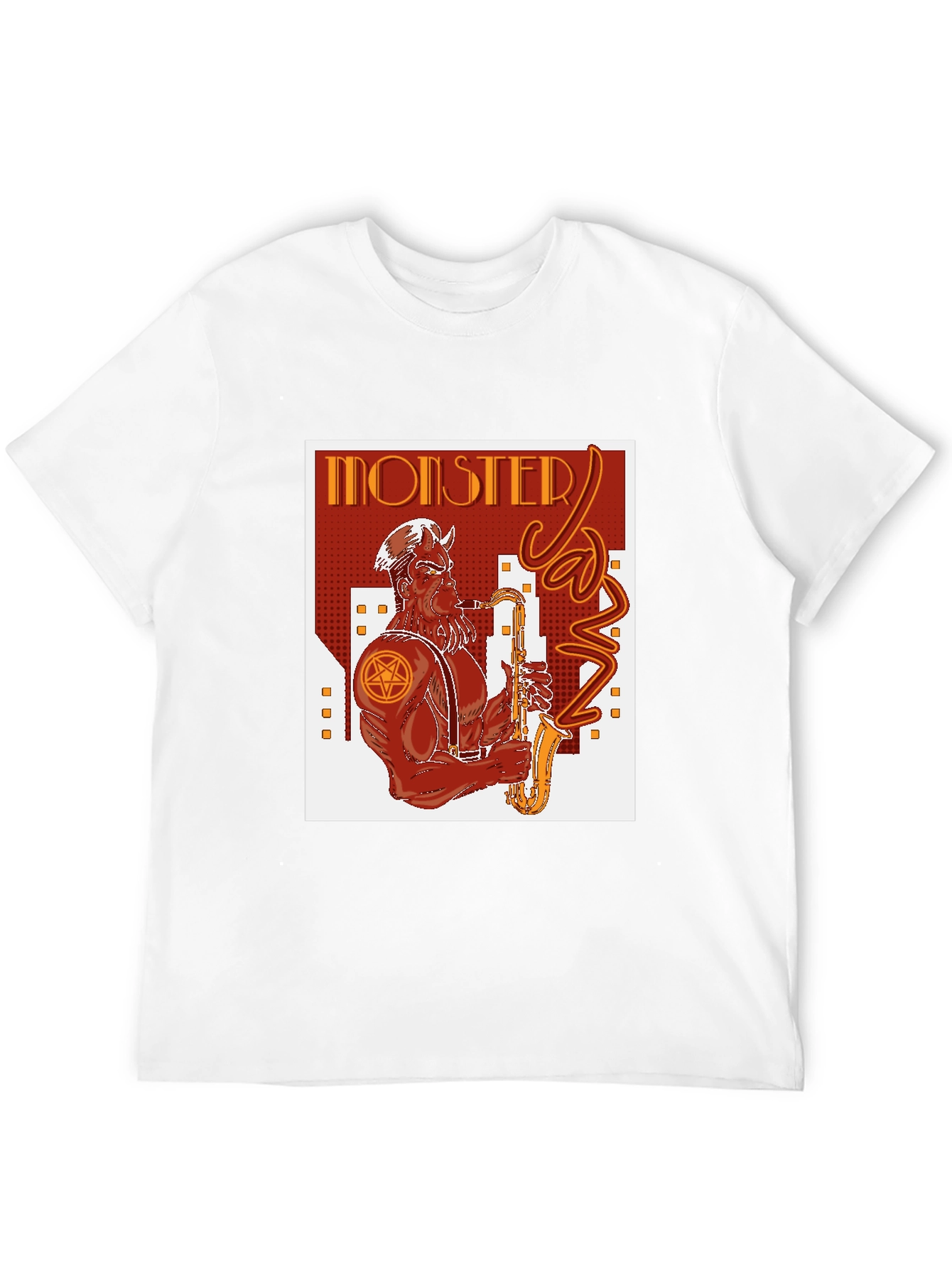 Monster Jazz Graphic Tee - Black