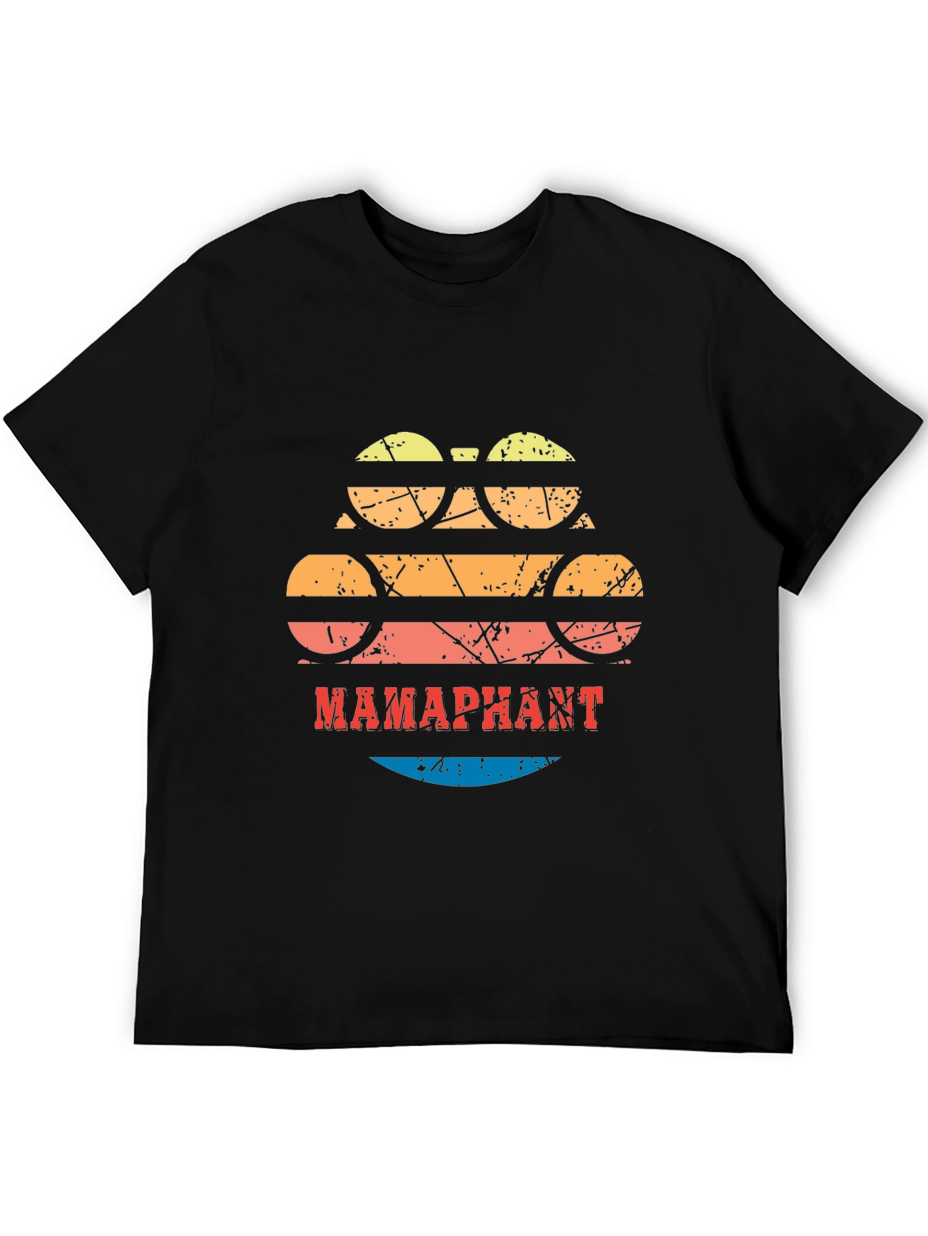 Retro MAMAphant T-Shirt -  Stylish Elephant Design