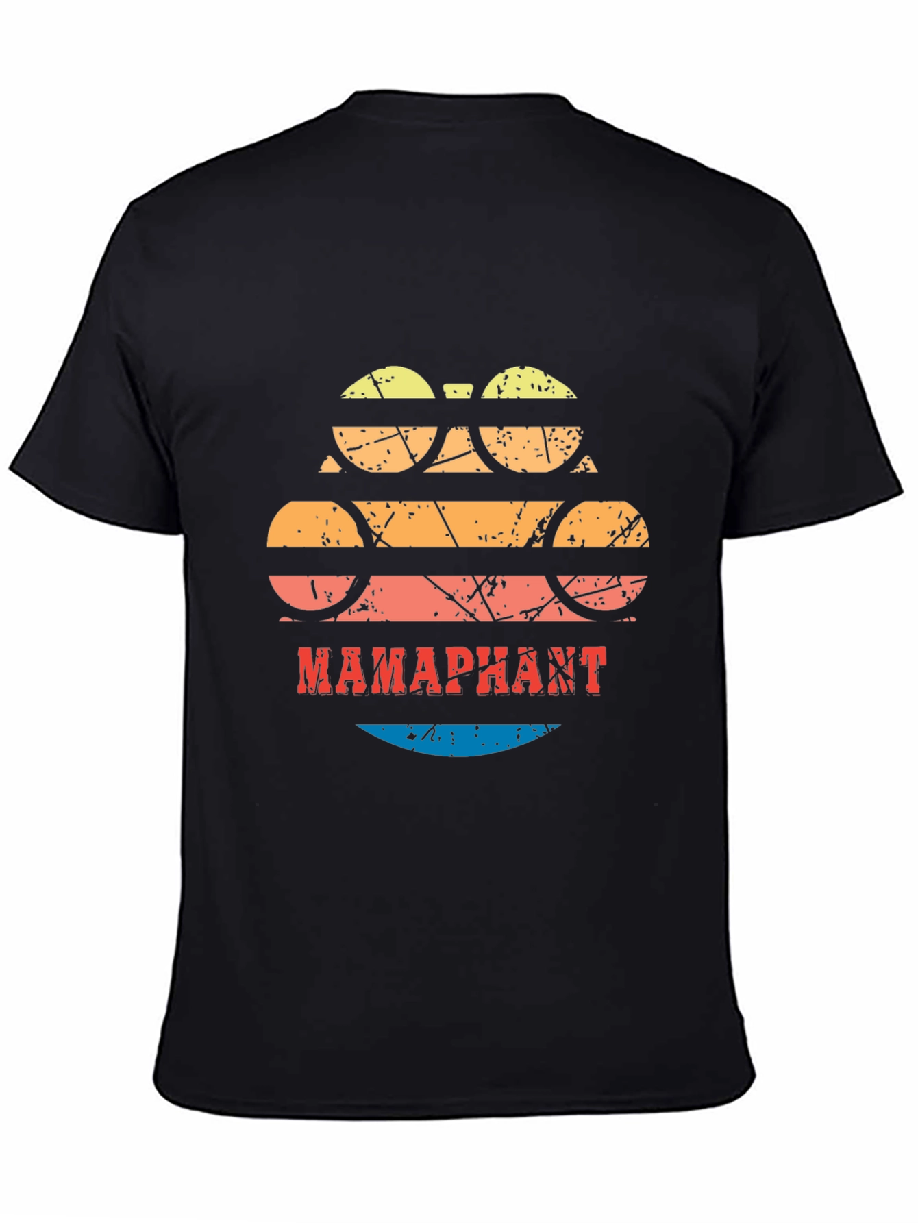 Retro MAMAphant T-Shirt -  Stylish Elephant Design