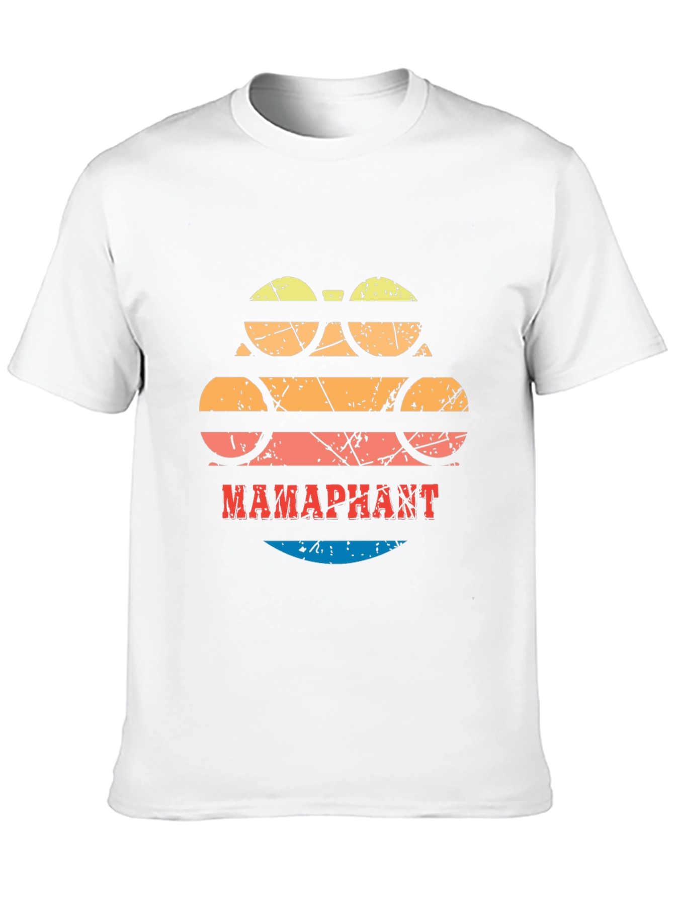 Retro MAMAphant T-Shirt -  Stylish Elephant Design