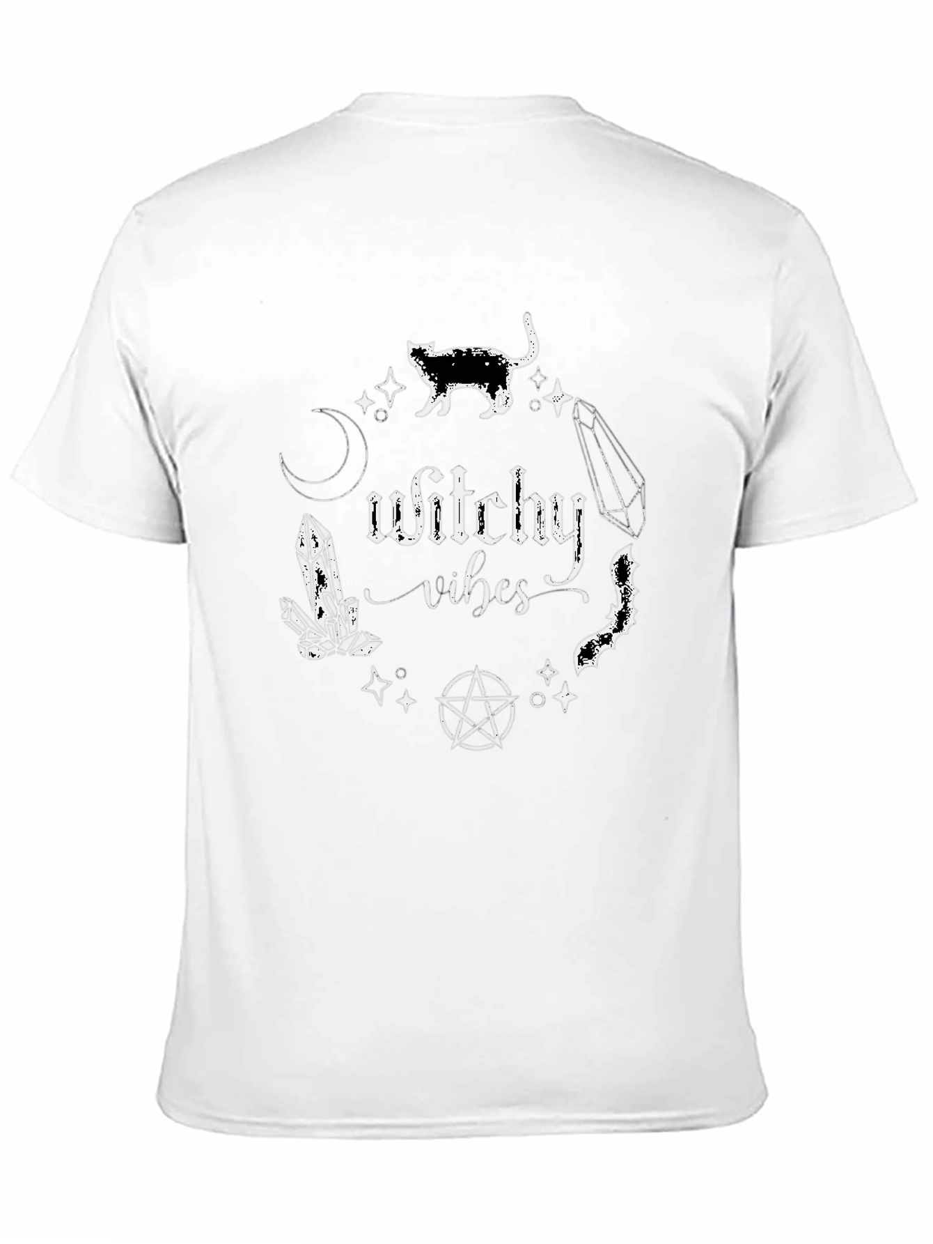 Witchy Vibes Graphic Tee - Black T-Shirt