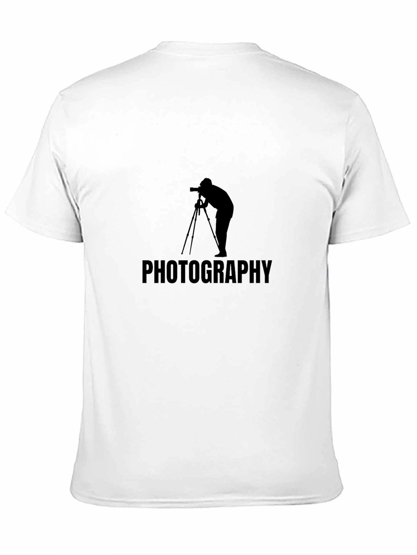Photographer Graphic Tee - Classic Black Cotton