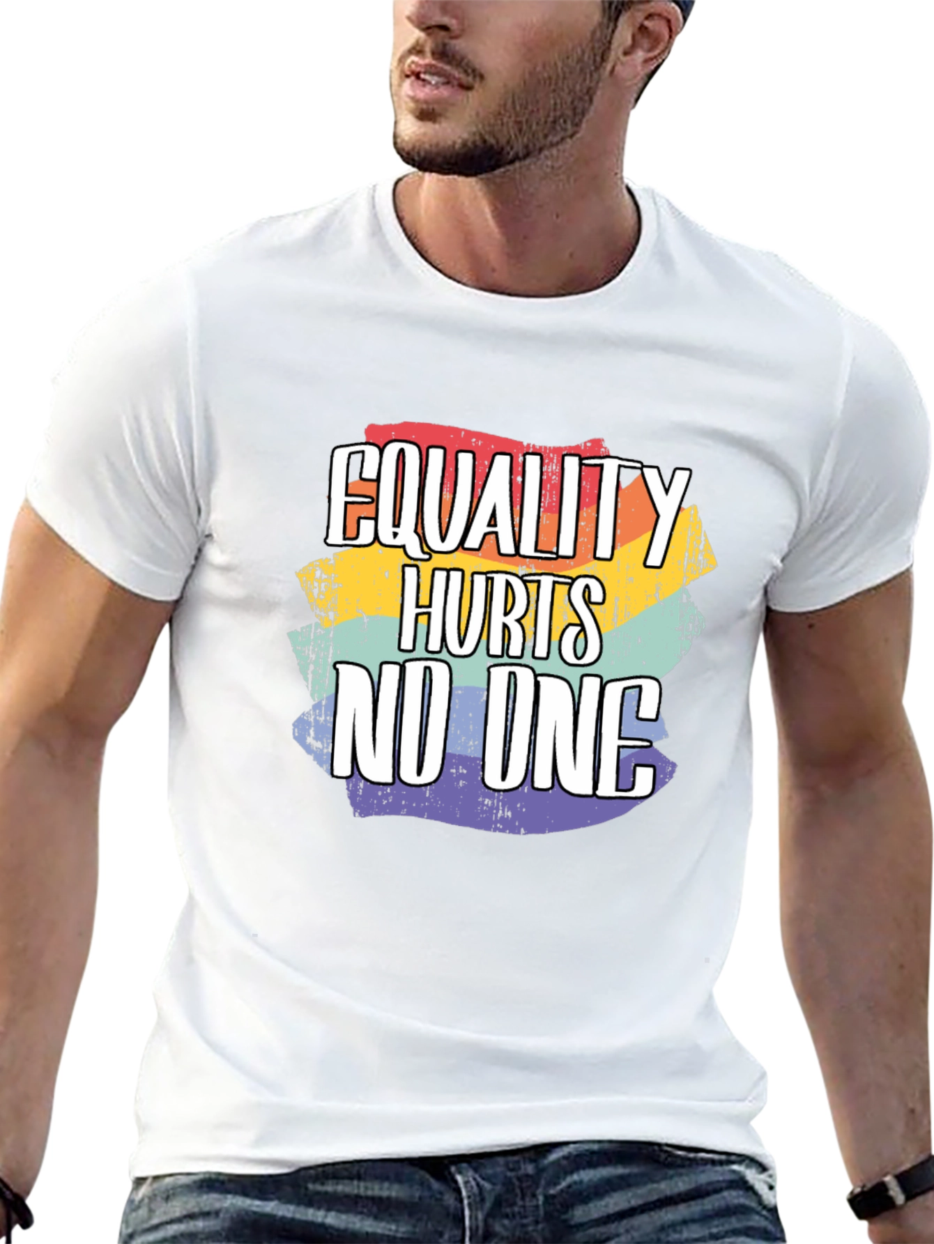 Equality Hurts No One Pride Graphic T-Shirt