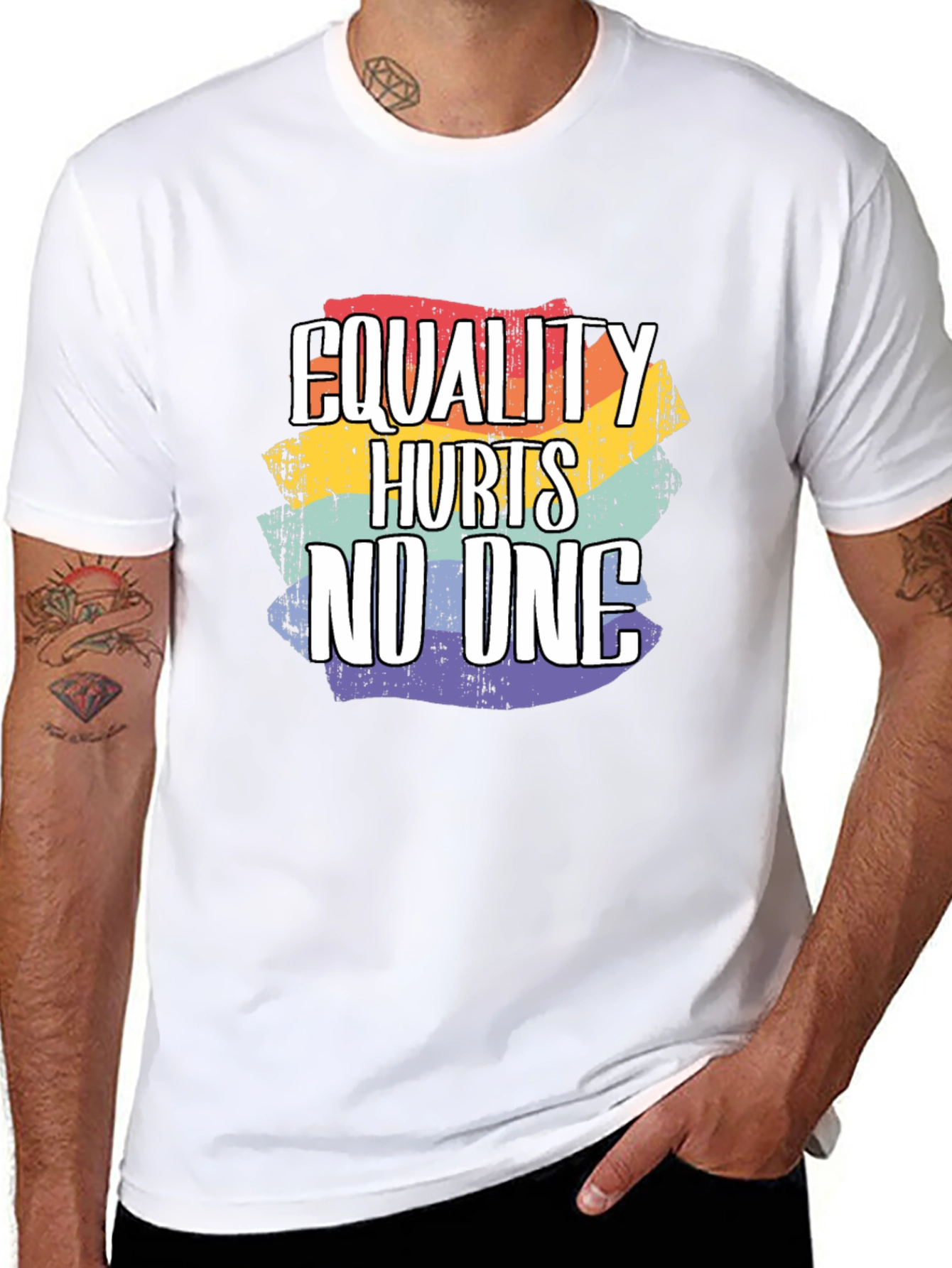 Equality Hurts No One Pride Graphic T-Shirt