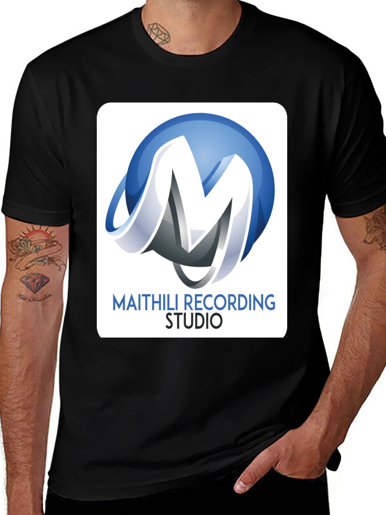 Maithili Recording Studio T-Shirt - Black