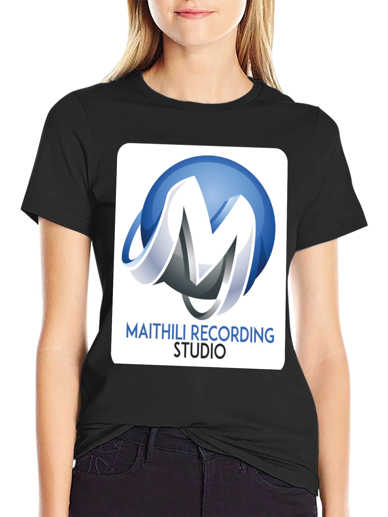 Maithili Recording Studio T-Shirt - Black