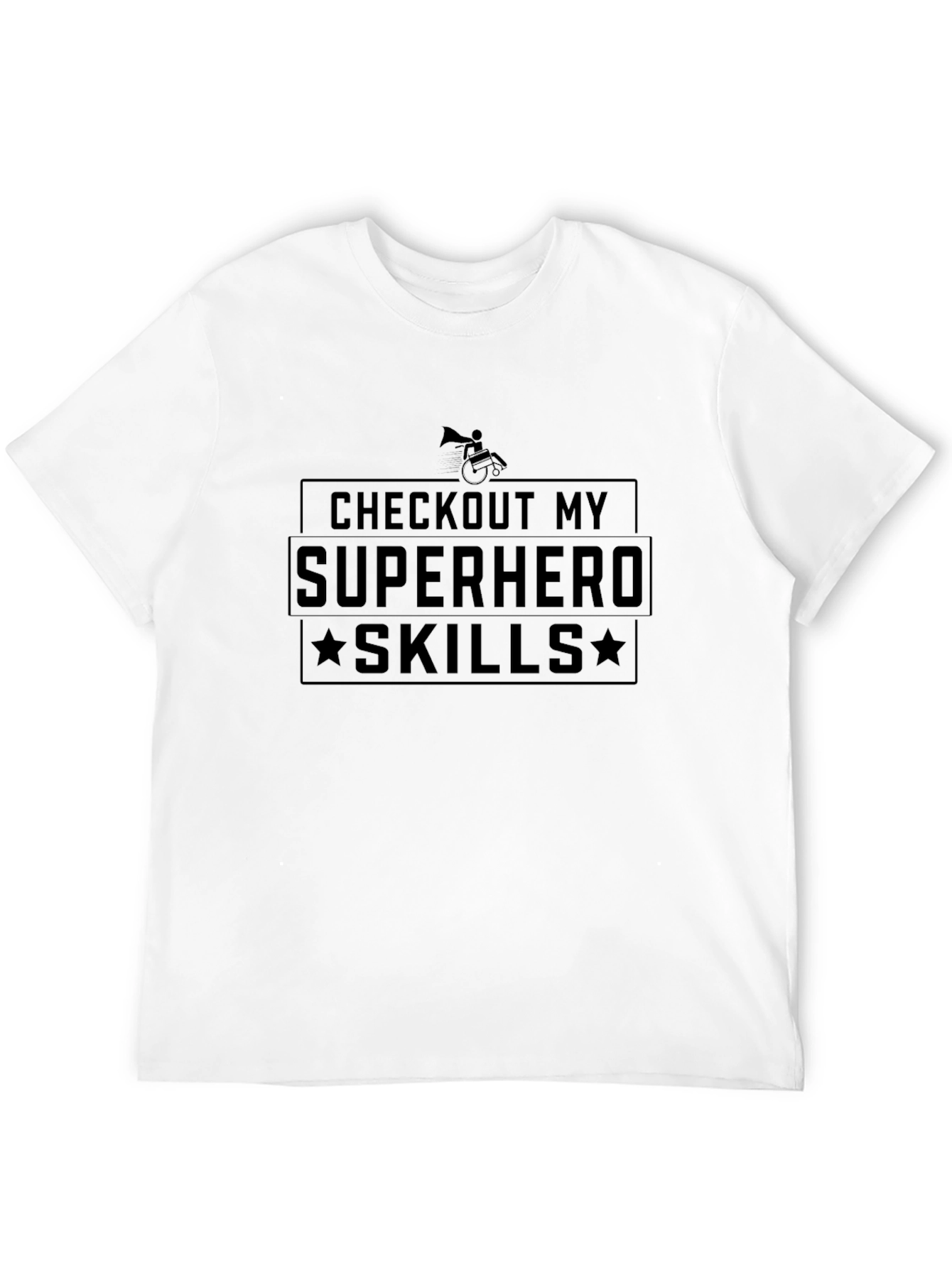 Superhero Skills Graphic Tee - Black