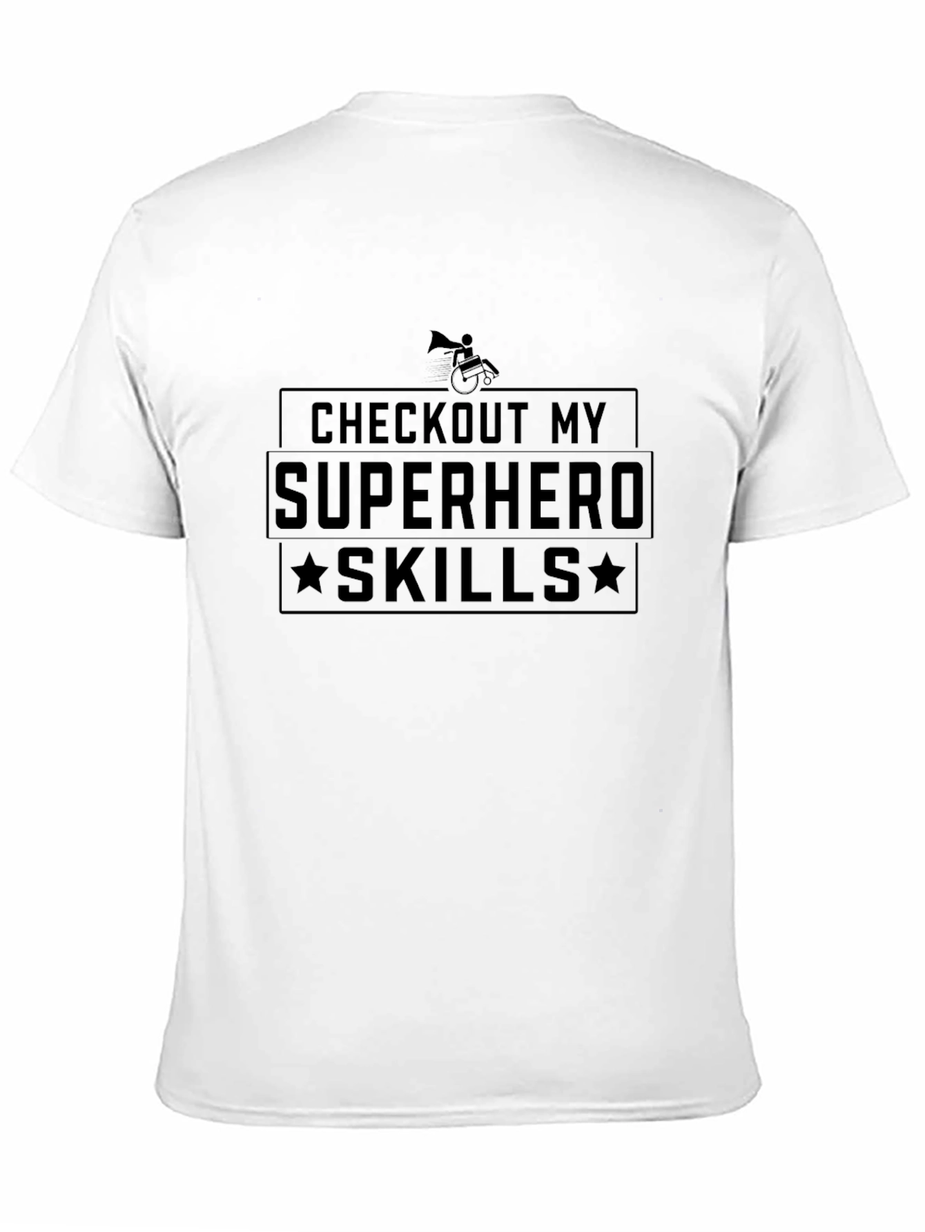 Superhero Skills Graphic Tee - Black