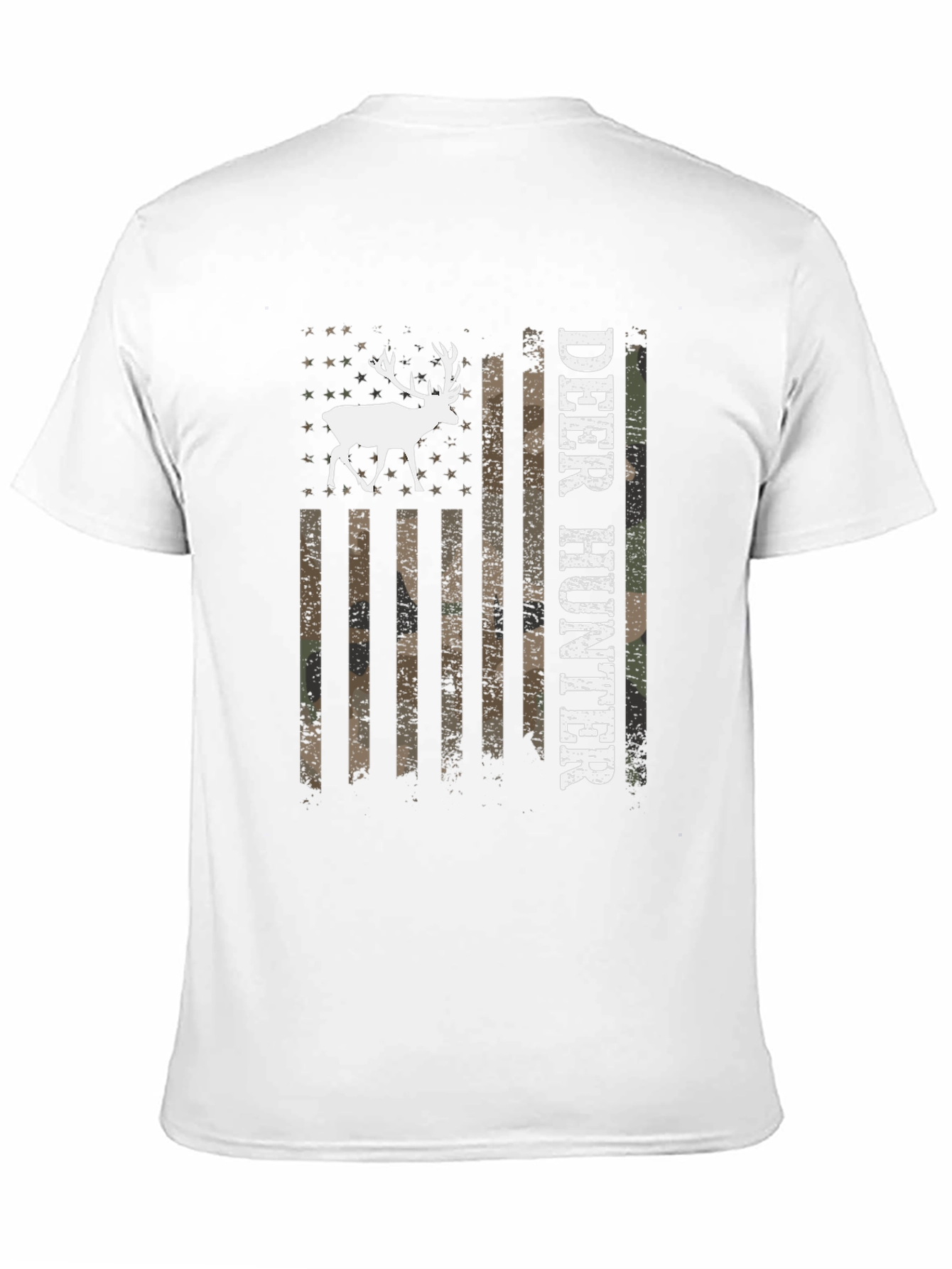 Deer Hunter USA Flag Graphic T-Shirt