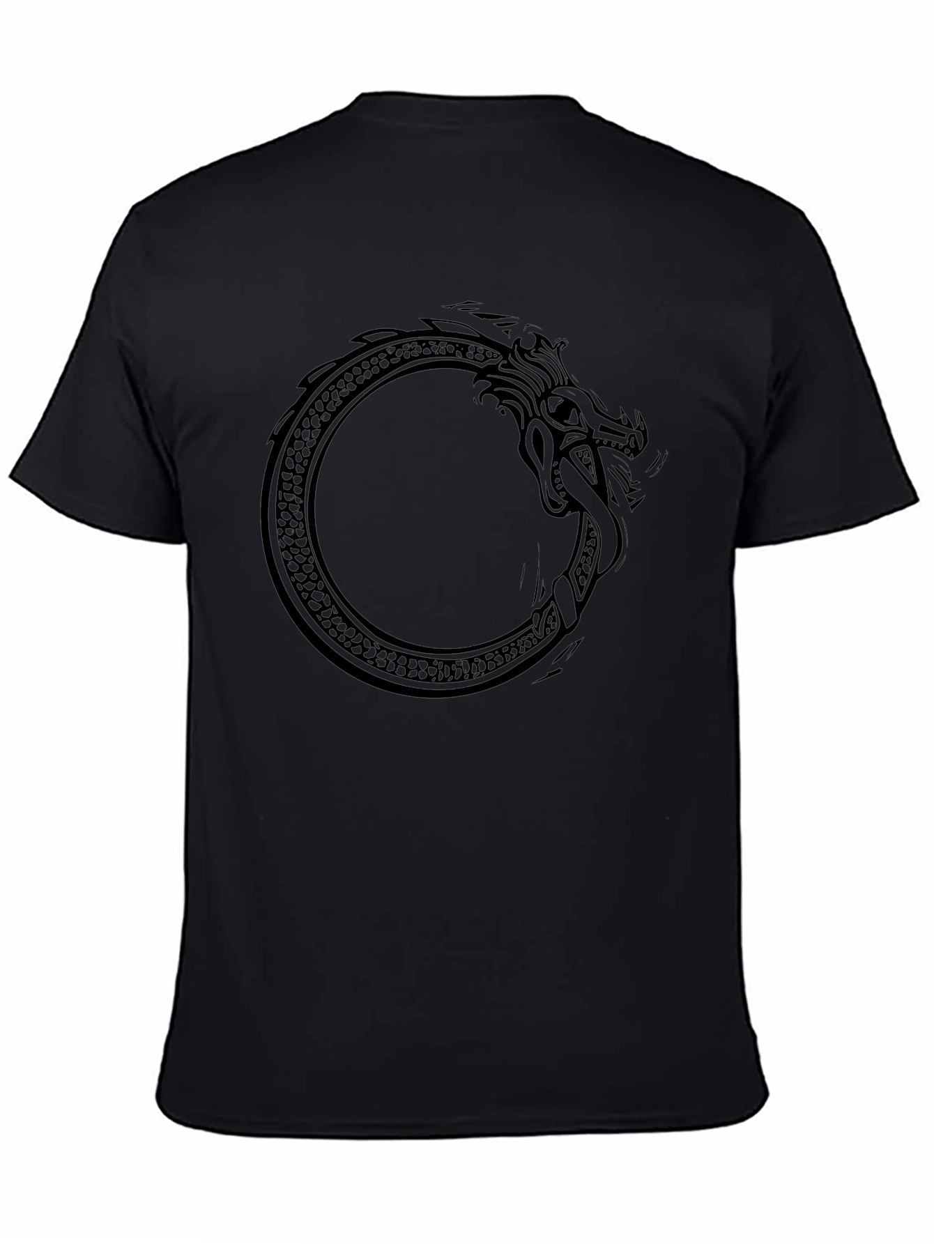 Ouroboros Serpent Black T-Shirt