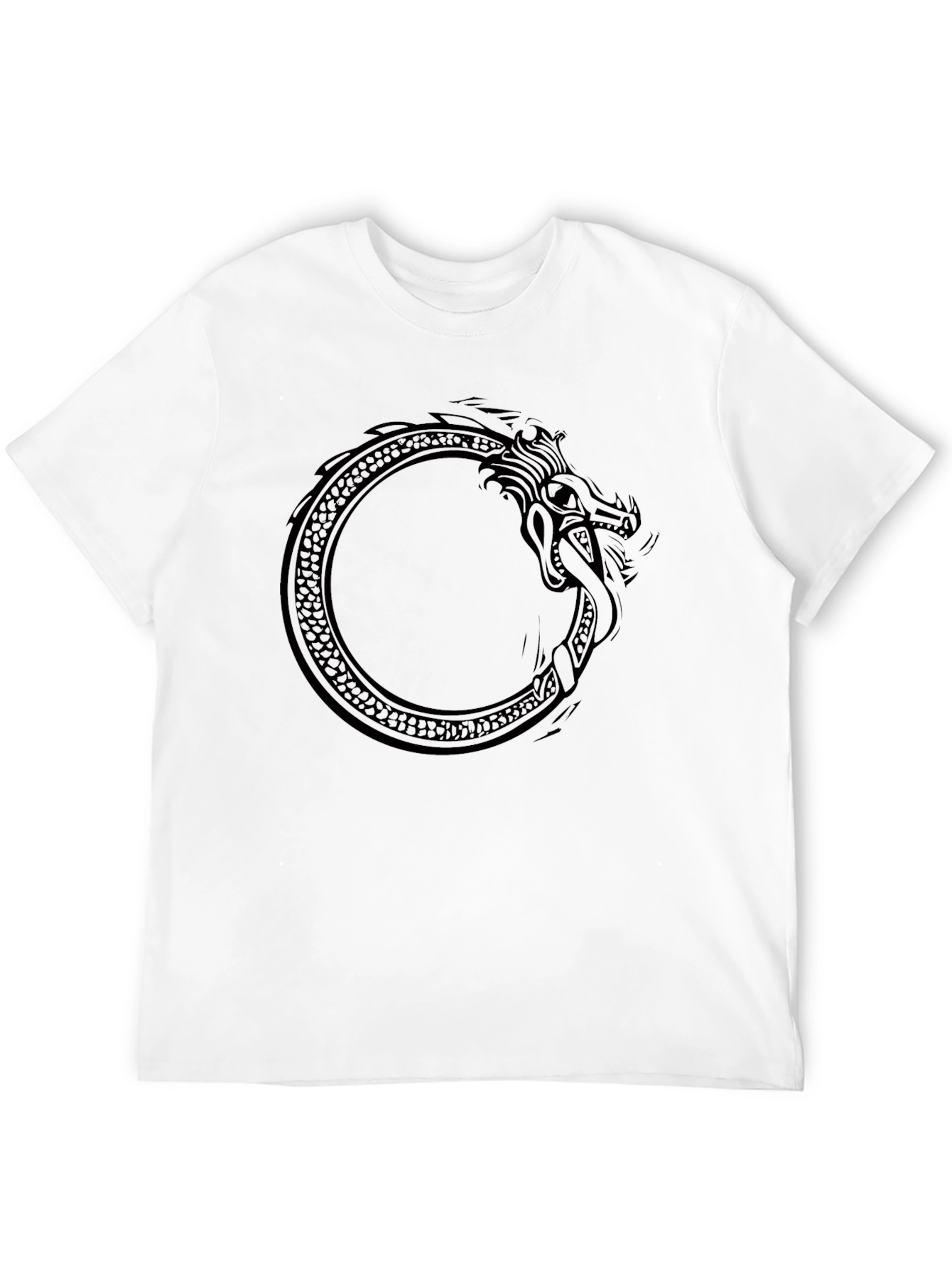 Ouroboros Serpent Black T-Shirt
