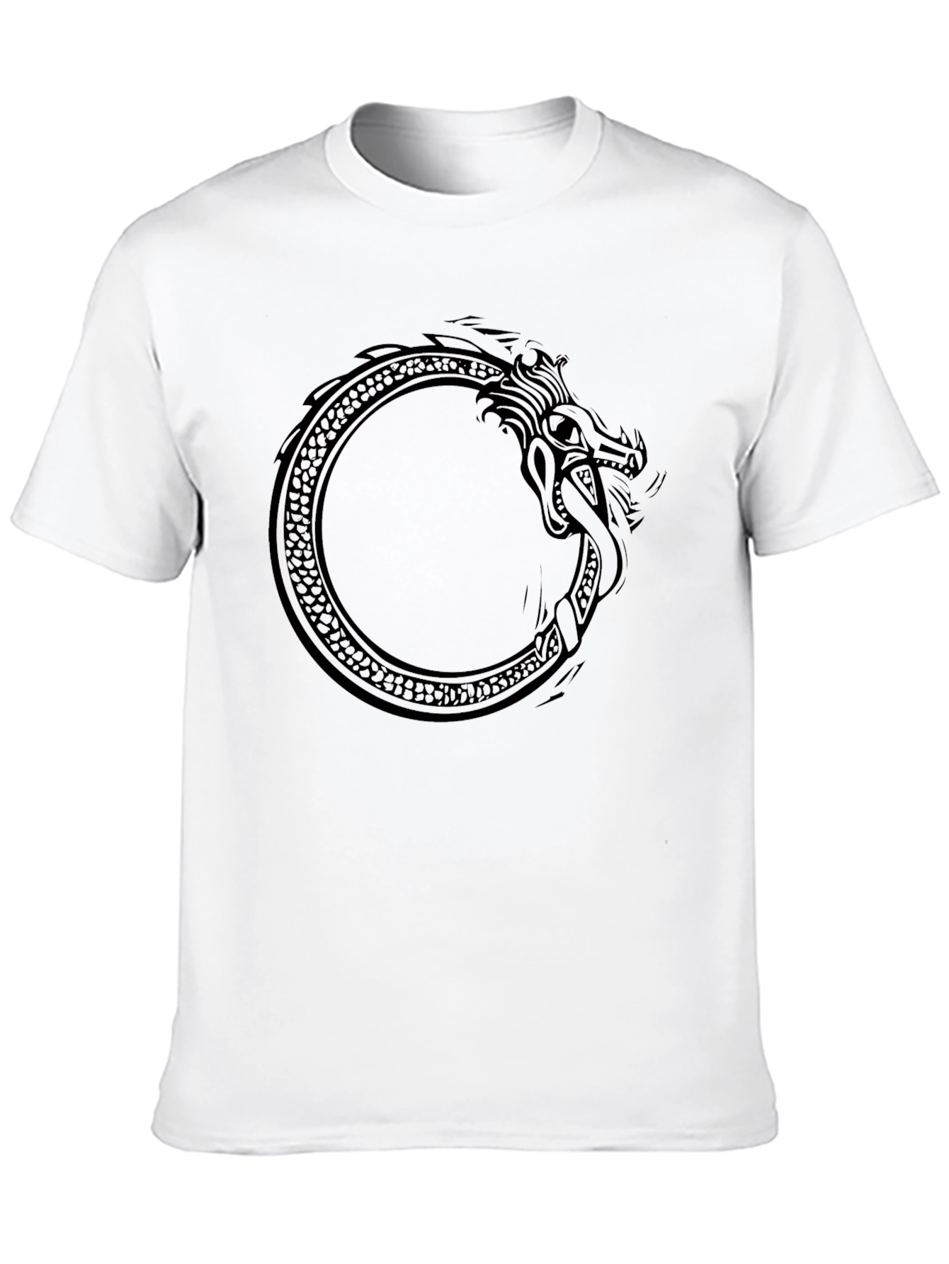 Ouroboros Serpent Black T-Shirt