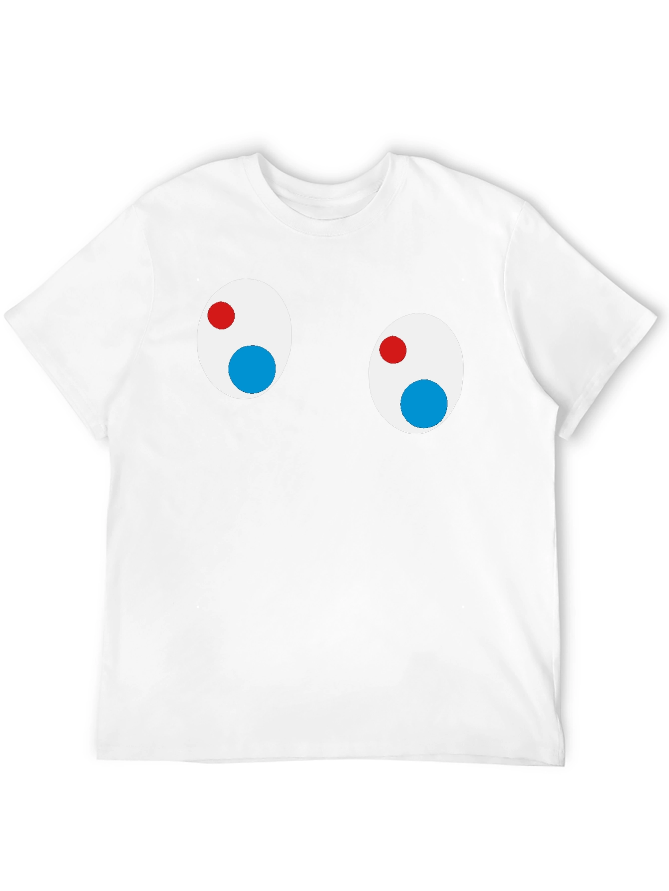 Funny Googly Eyes Black T-Shirt