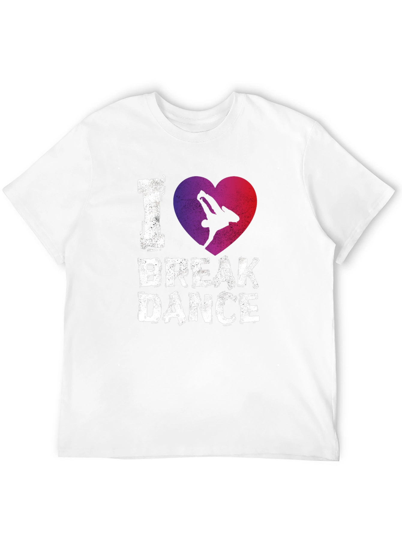 I Love Break Dance Graphic T-Shirt
