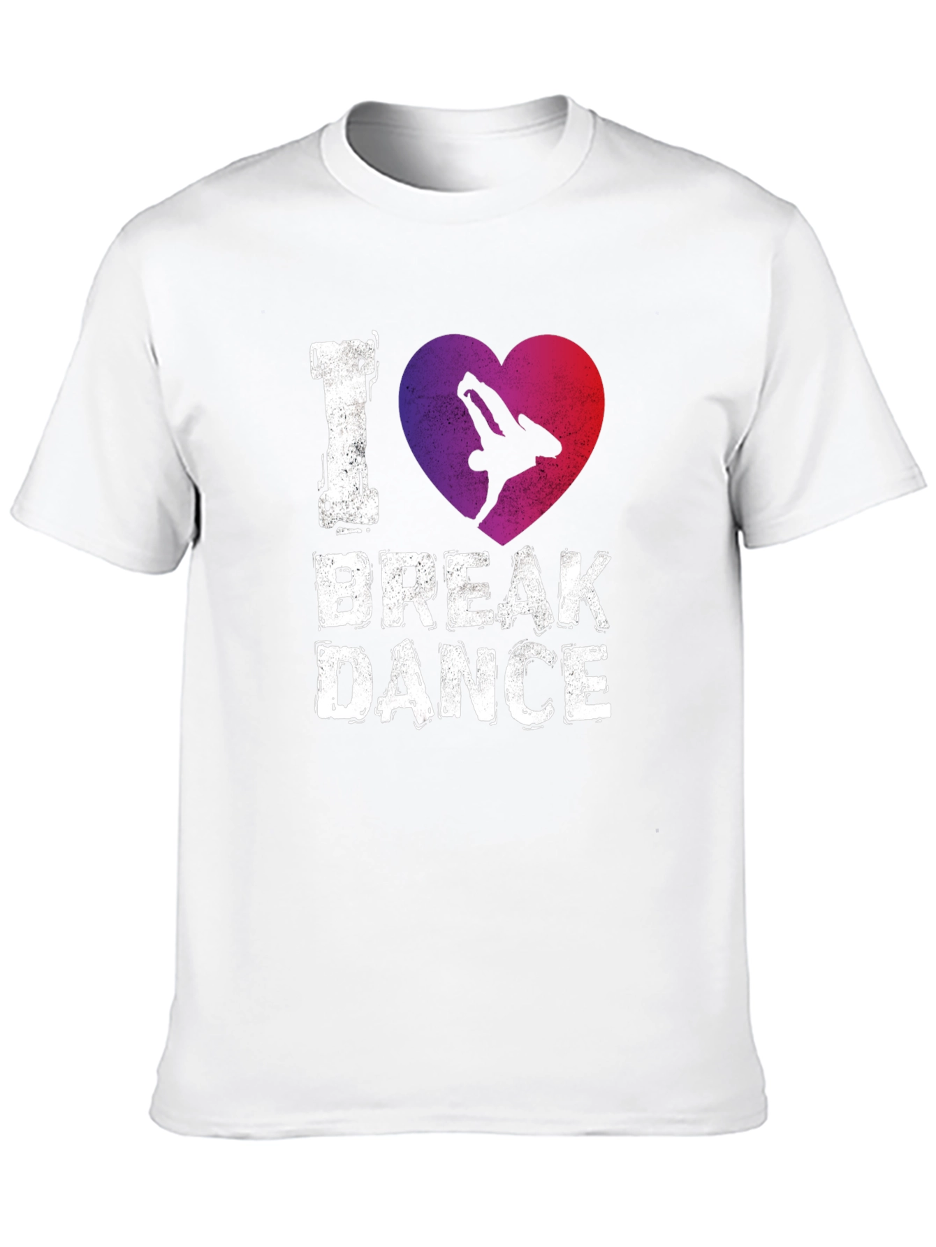 I Love Break Dance Graphic T-Shirt