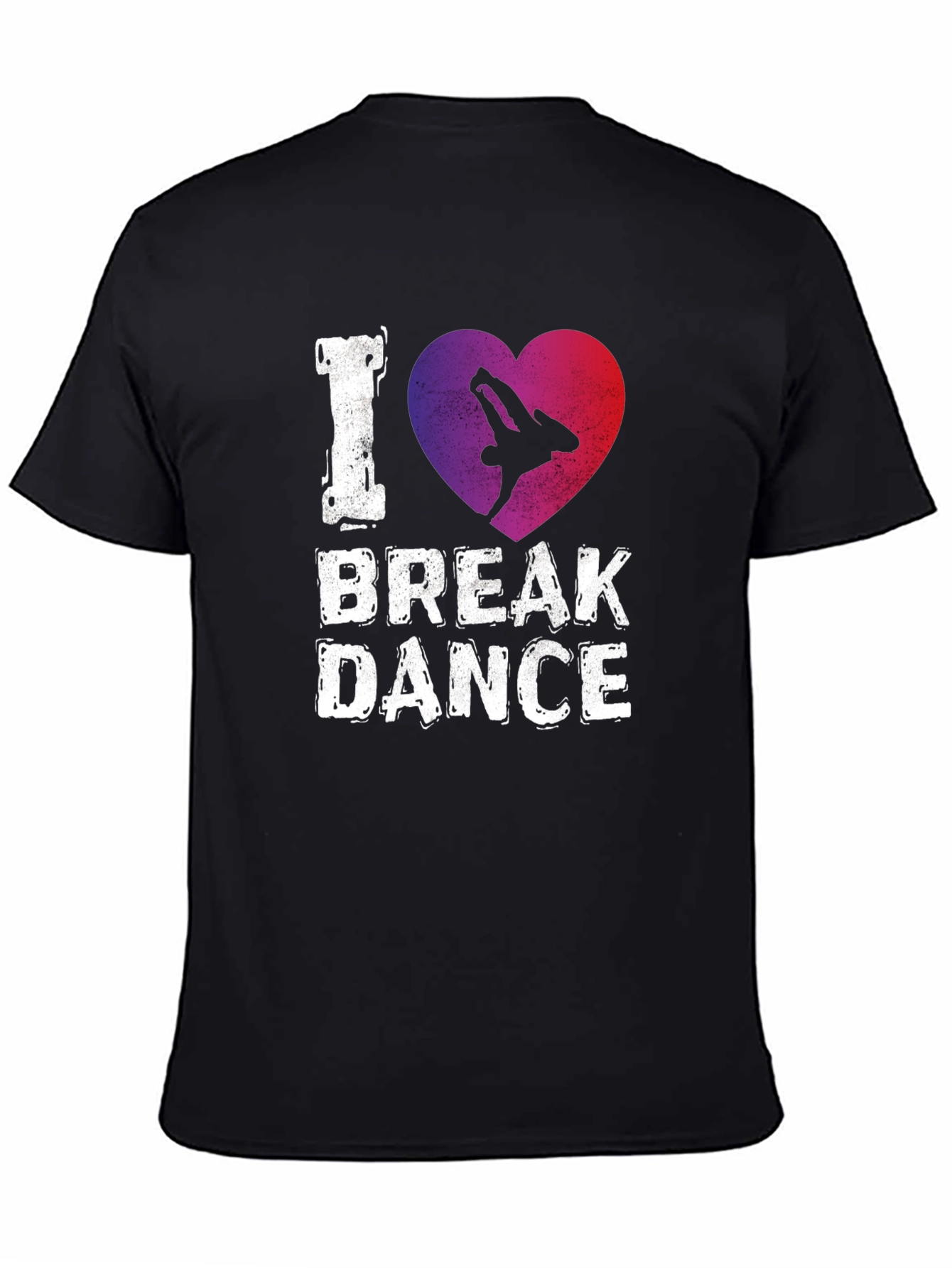 I Love Break Dance Graphic T-Shirt