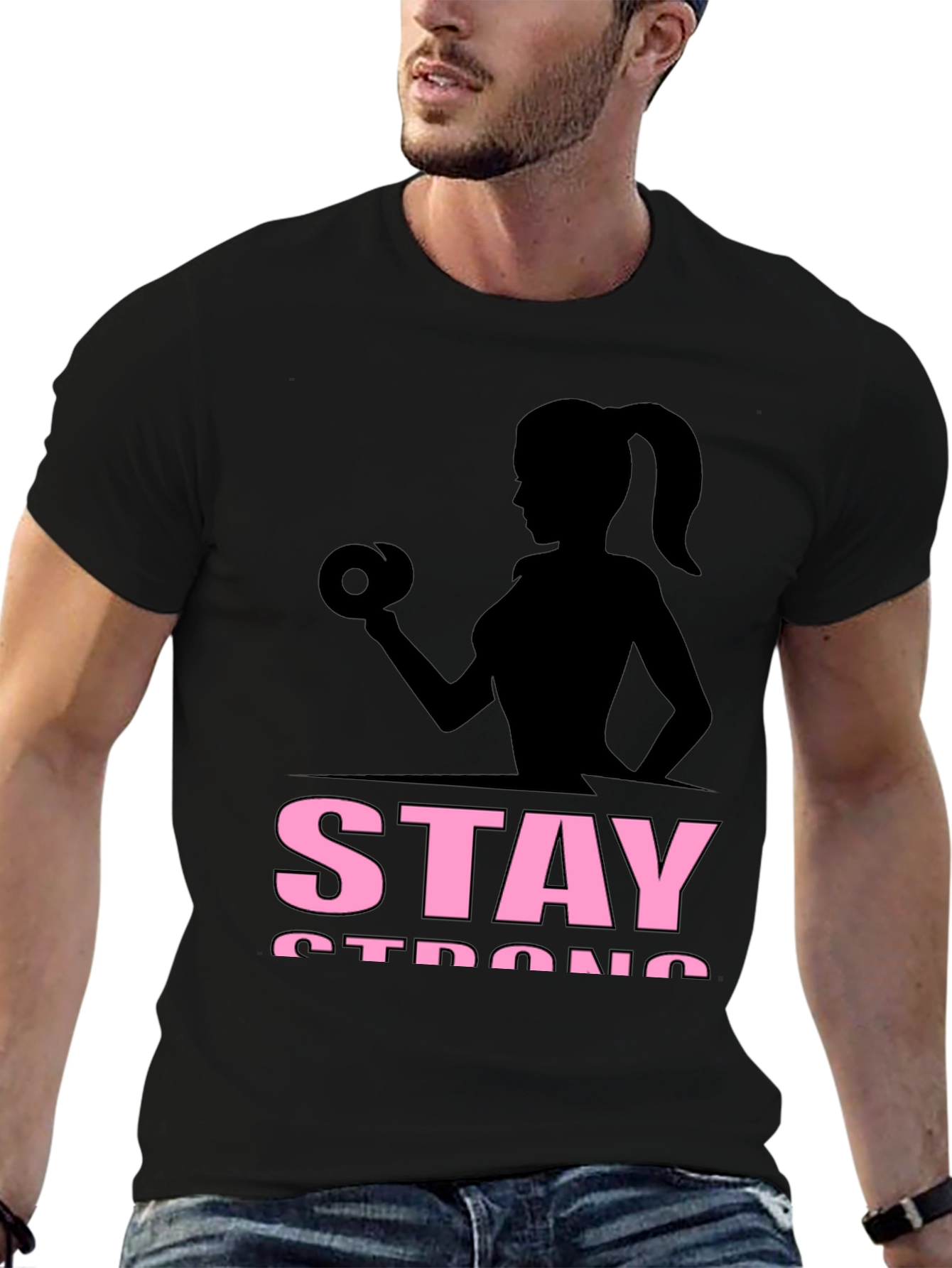 Stay Strong Womens Fitness T-Shirt