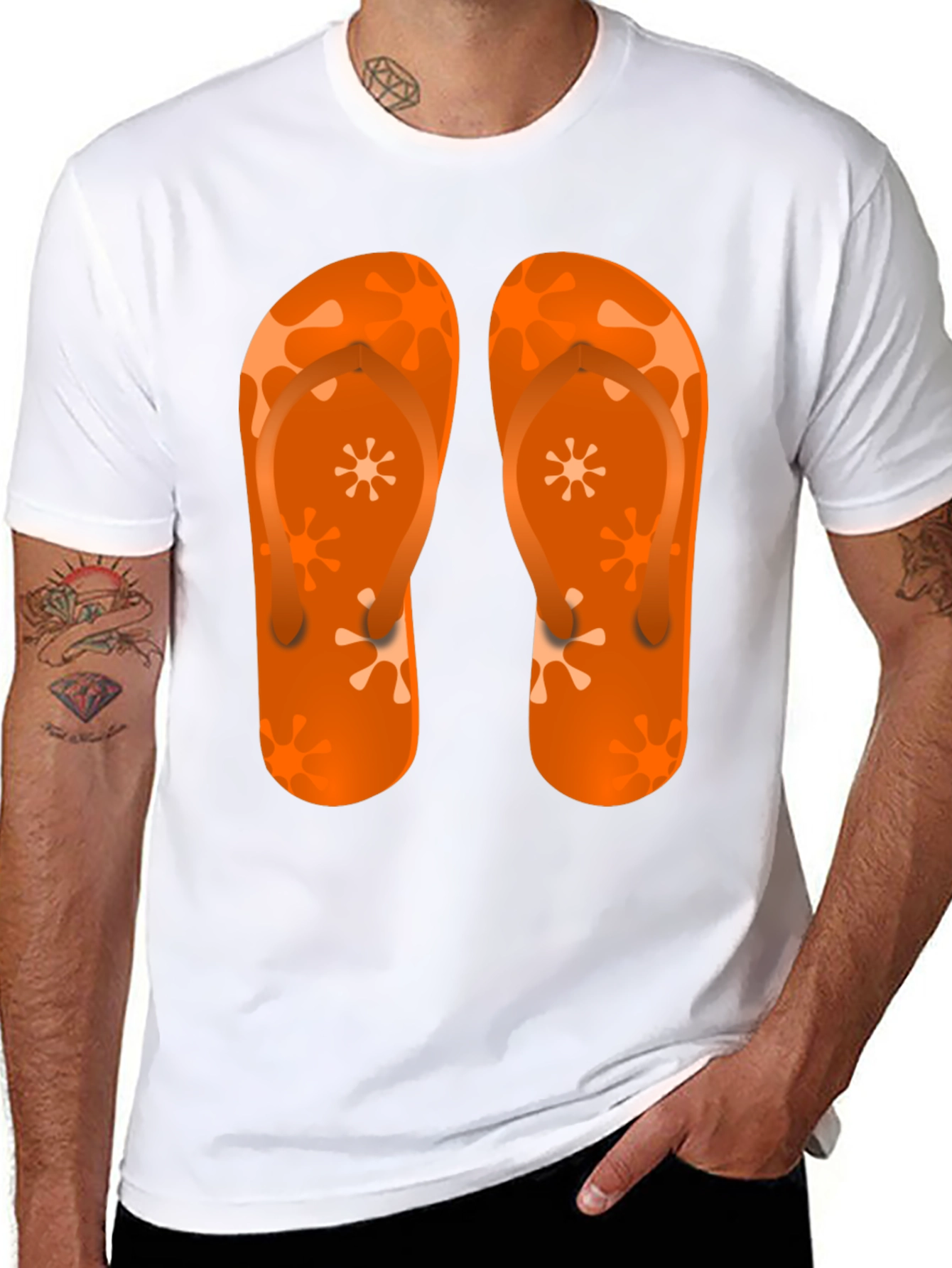 Flip Flop T-Shirt - Summer Beach Vibes