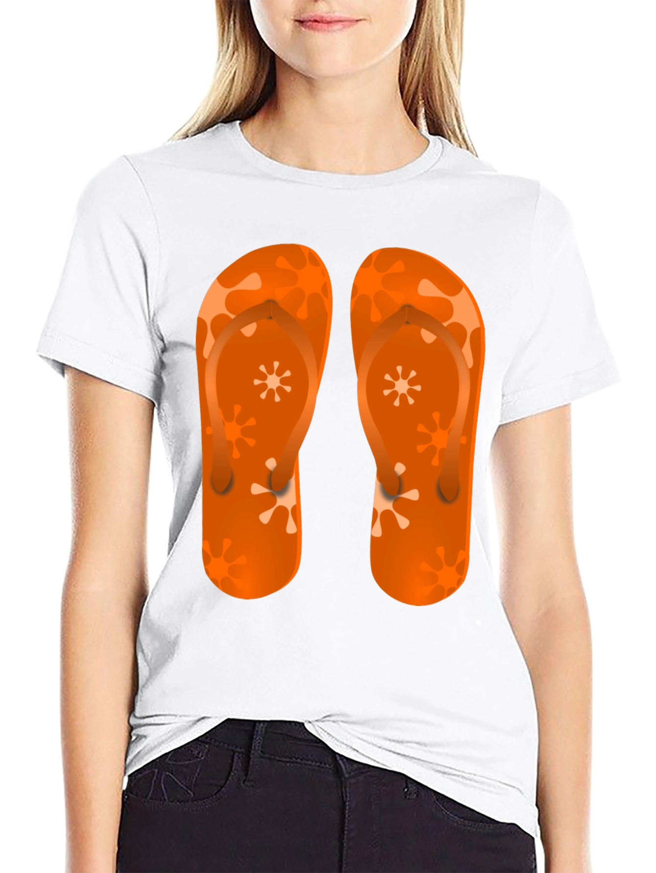 Flip Flop T-Shirt - Summer Beach Vibes