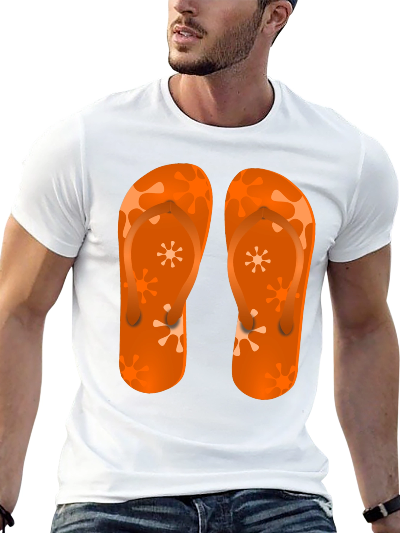 Flip Flop T-Shirt - Summer Beach Vibes