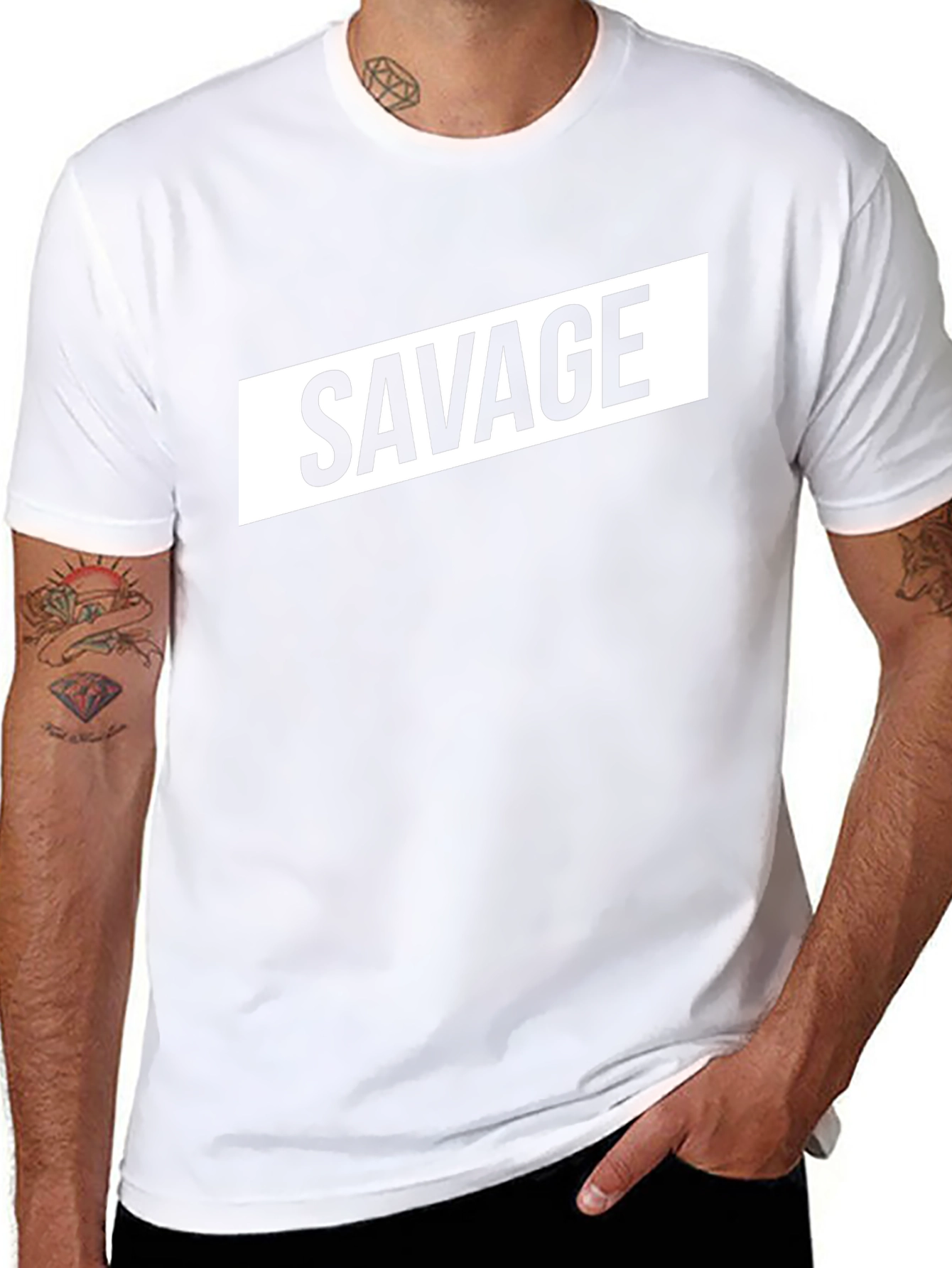 Savage Graphic Tee - Bold Statement Shirt