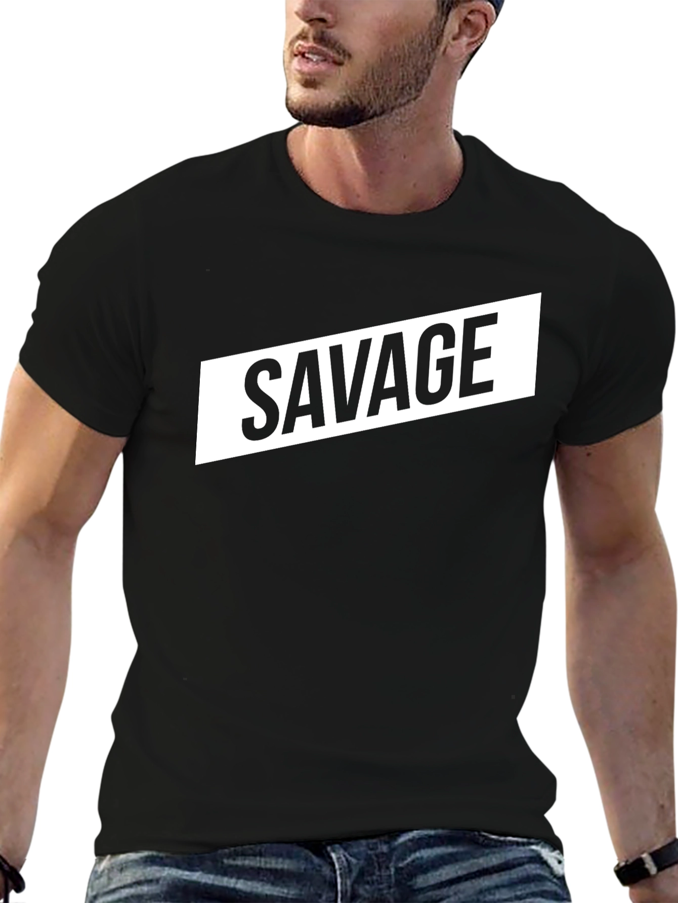 Savage Graphic Tee - Bold Statement Shirt