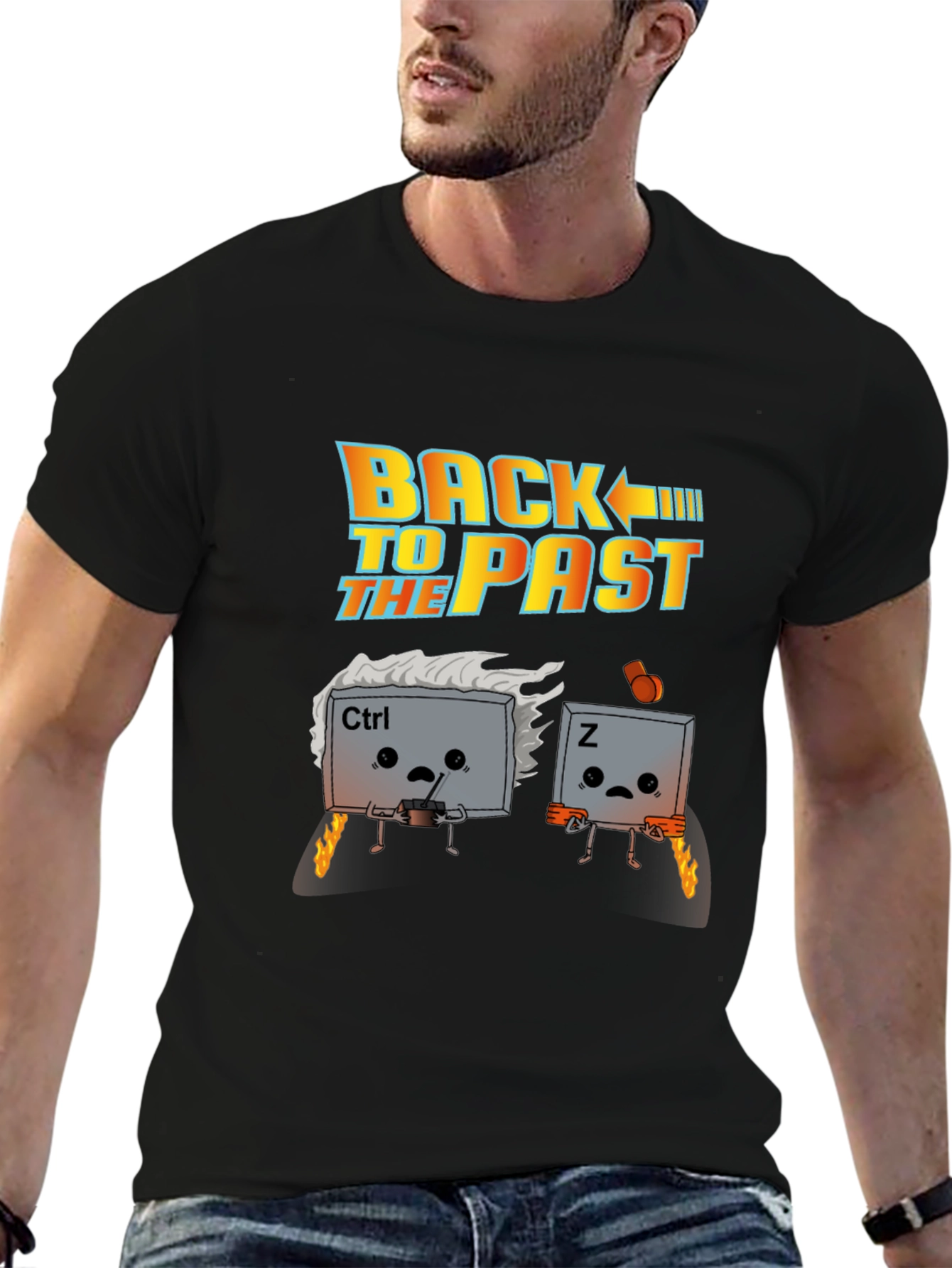 Back to the Past Ctrl+Z Graphic Tee