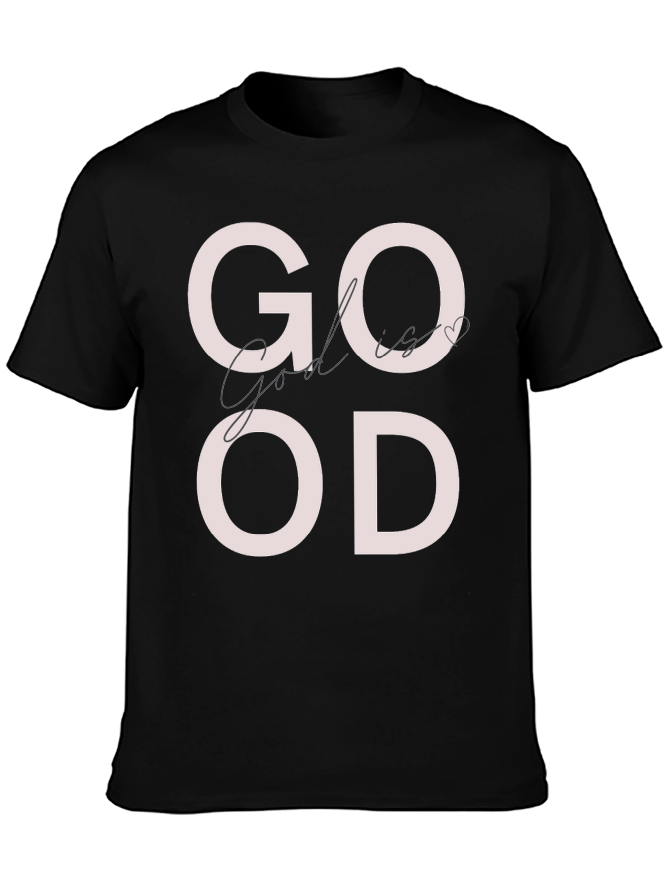 Good Is Good Black Graphic T-Shirt