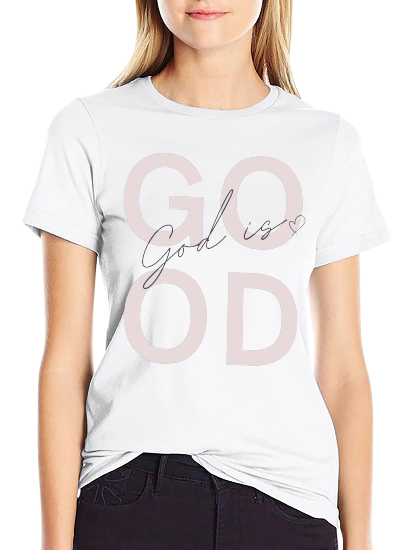 Good Is Good Black Graphic T-Shirt