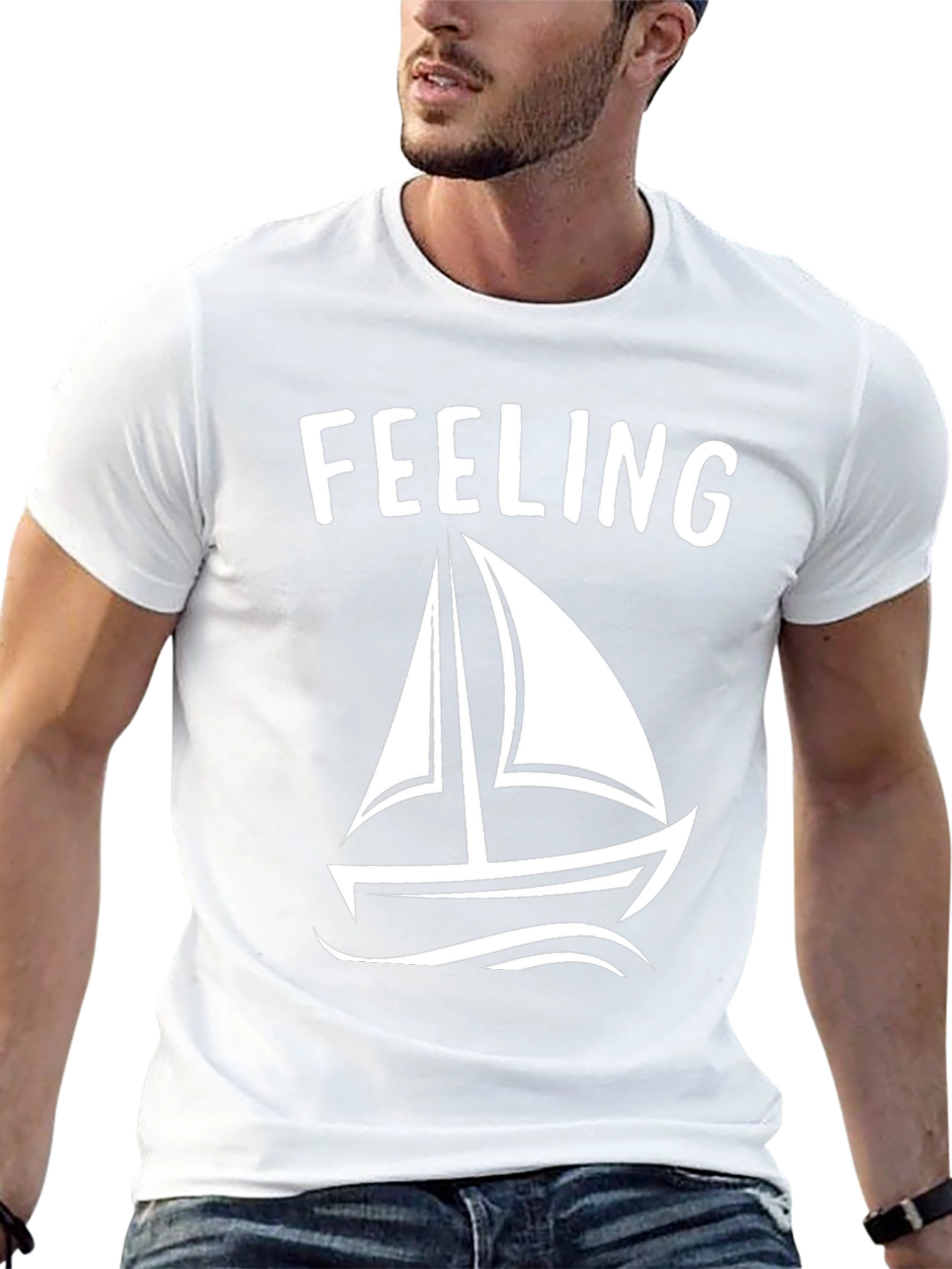 Feeling Nautical T-Shirt: Sailboat Graphic Tee