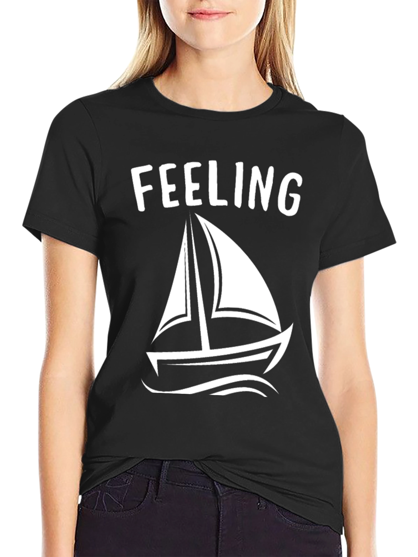 Feeling Nautical T-Shirt: Sailboat Graphic Tee