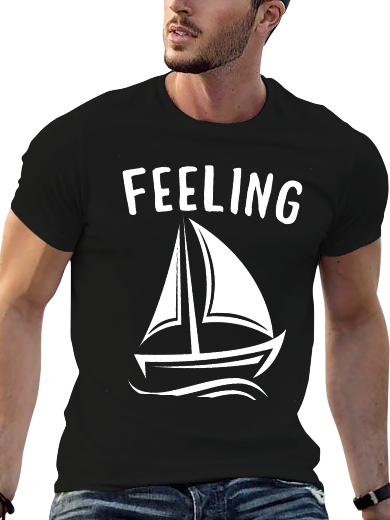 Feeling Nautical T-Shirt: Sailboat Graphic Tee