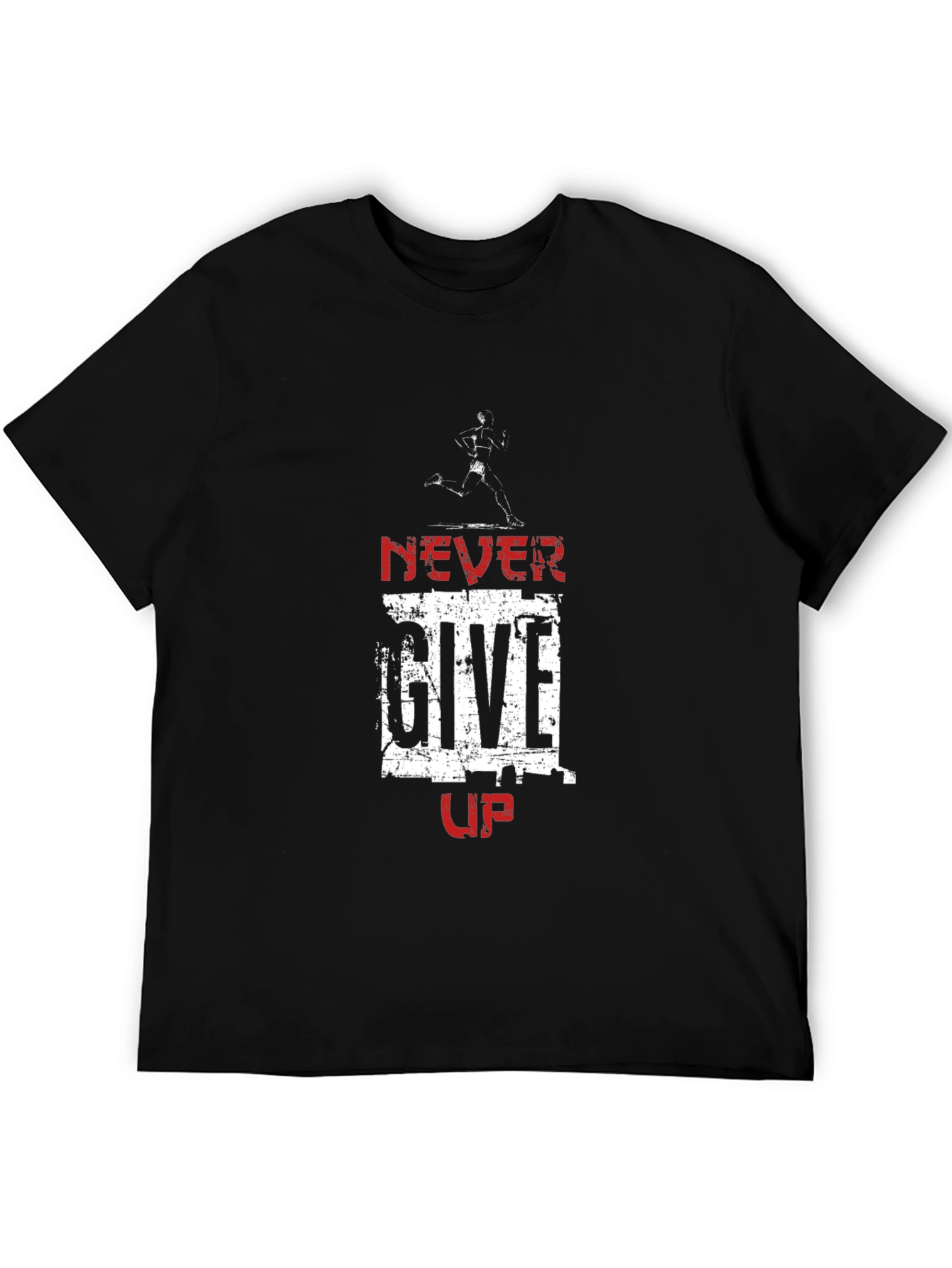 Motivational Never Give Up Graphic Tee