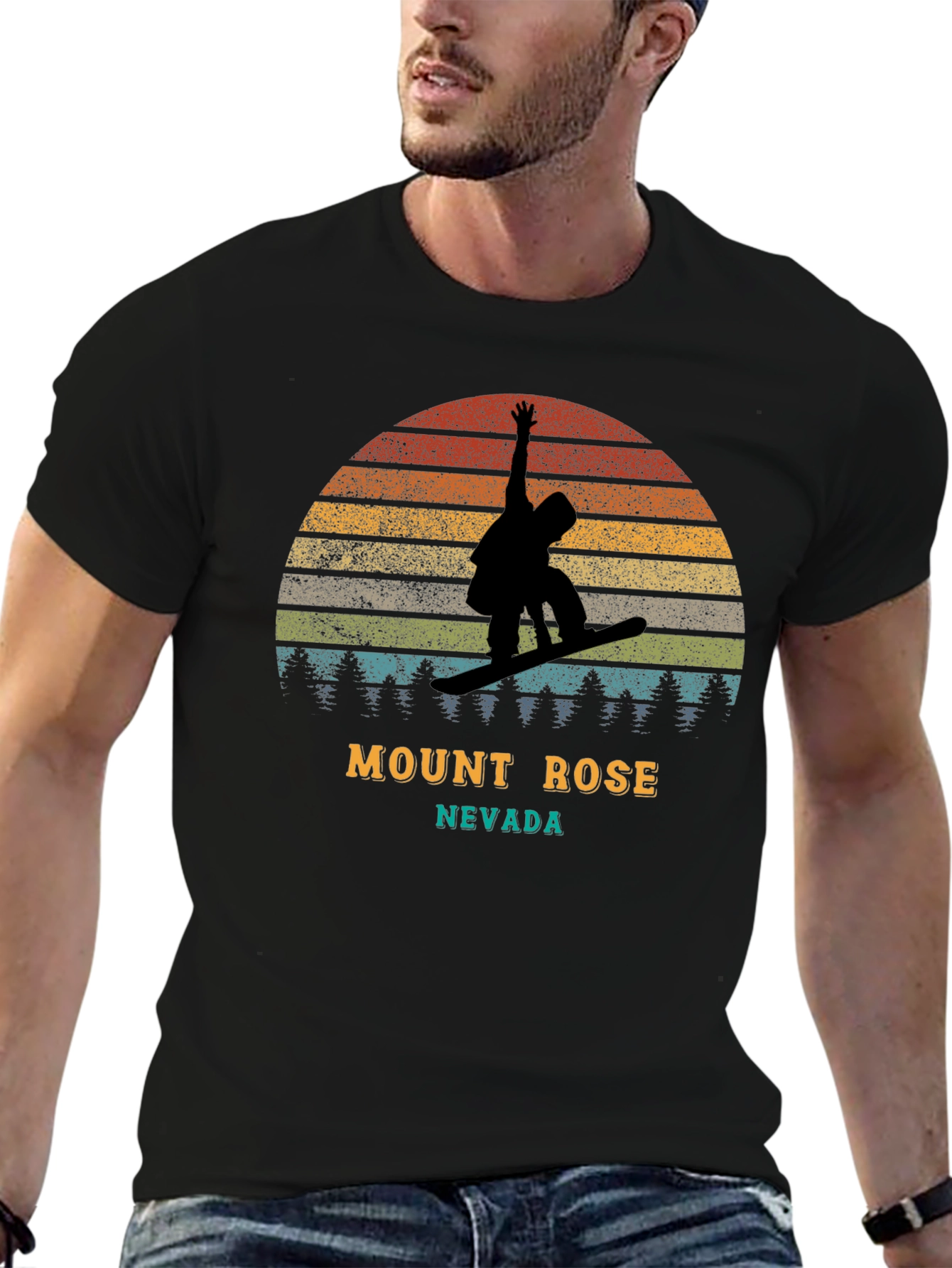 Mount Rose Nevada Snowboarder T-Shirt