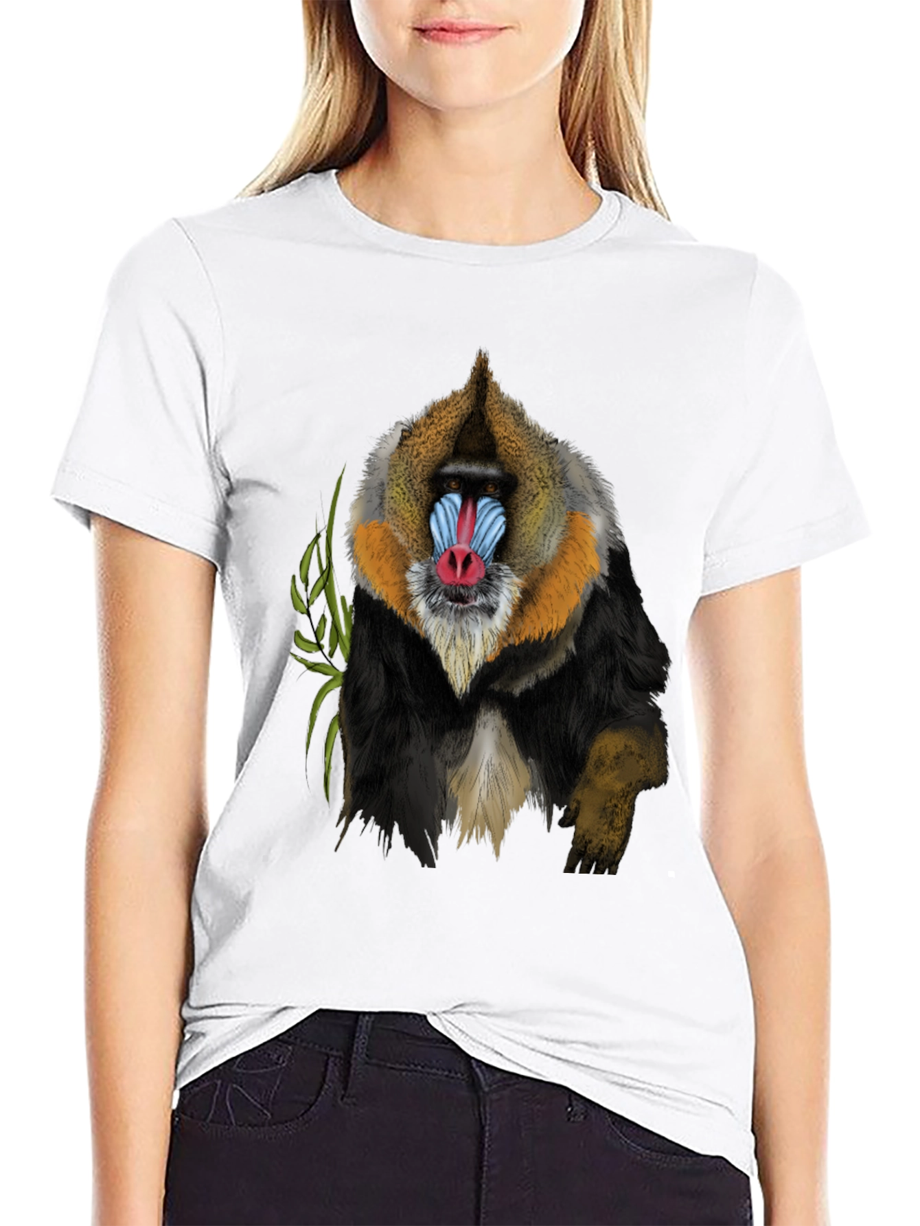 Mandrill Monkey Graphic T-Shirt
