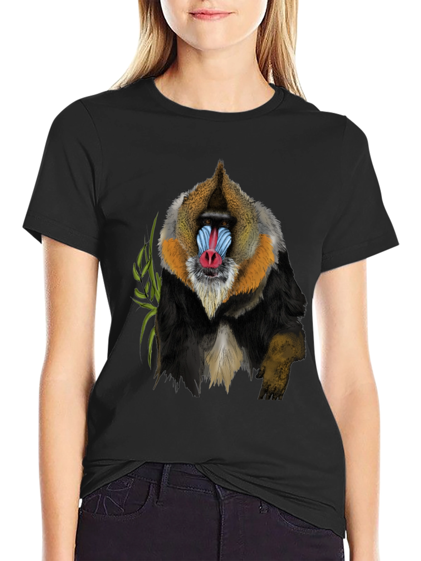 Mandrill Monkey Graphic T-Shirt
