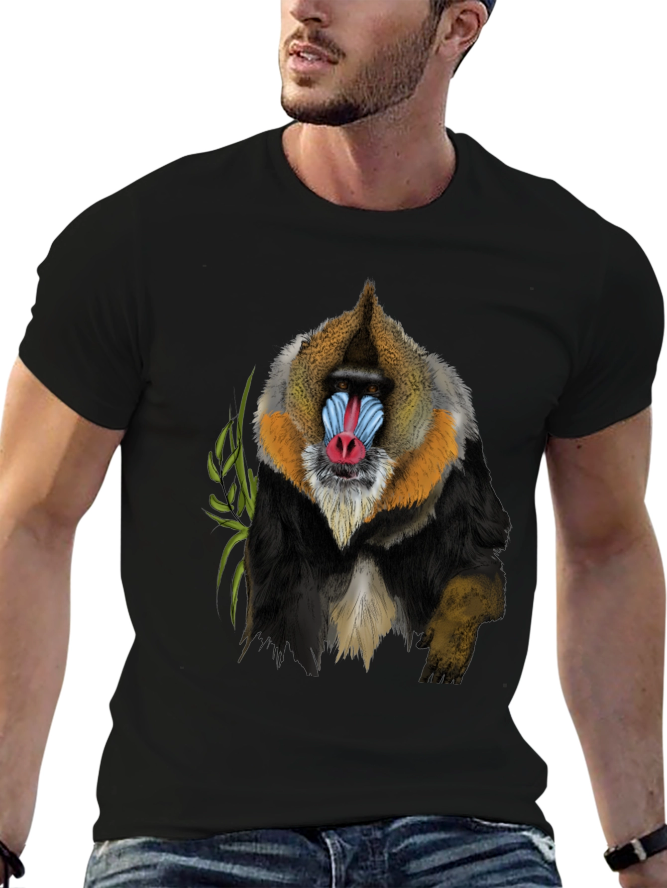 Mandrill Monkey Graphic T-Shirt
