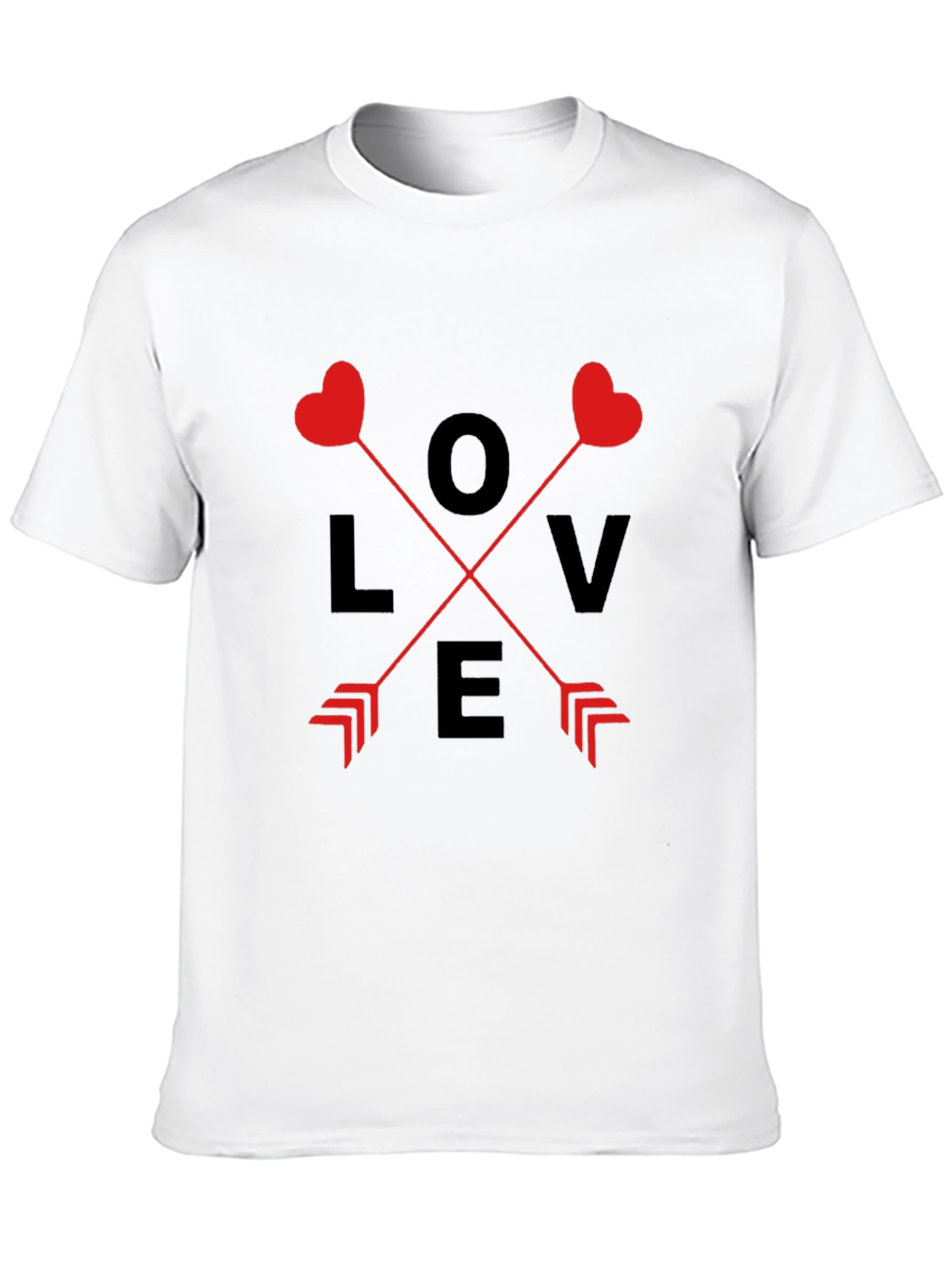 Love Arrow Graphic Tee - Black