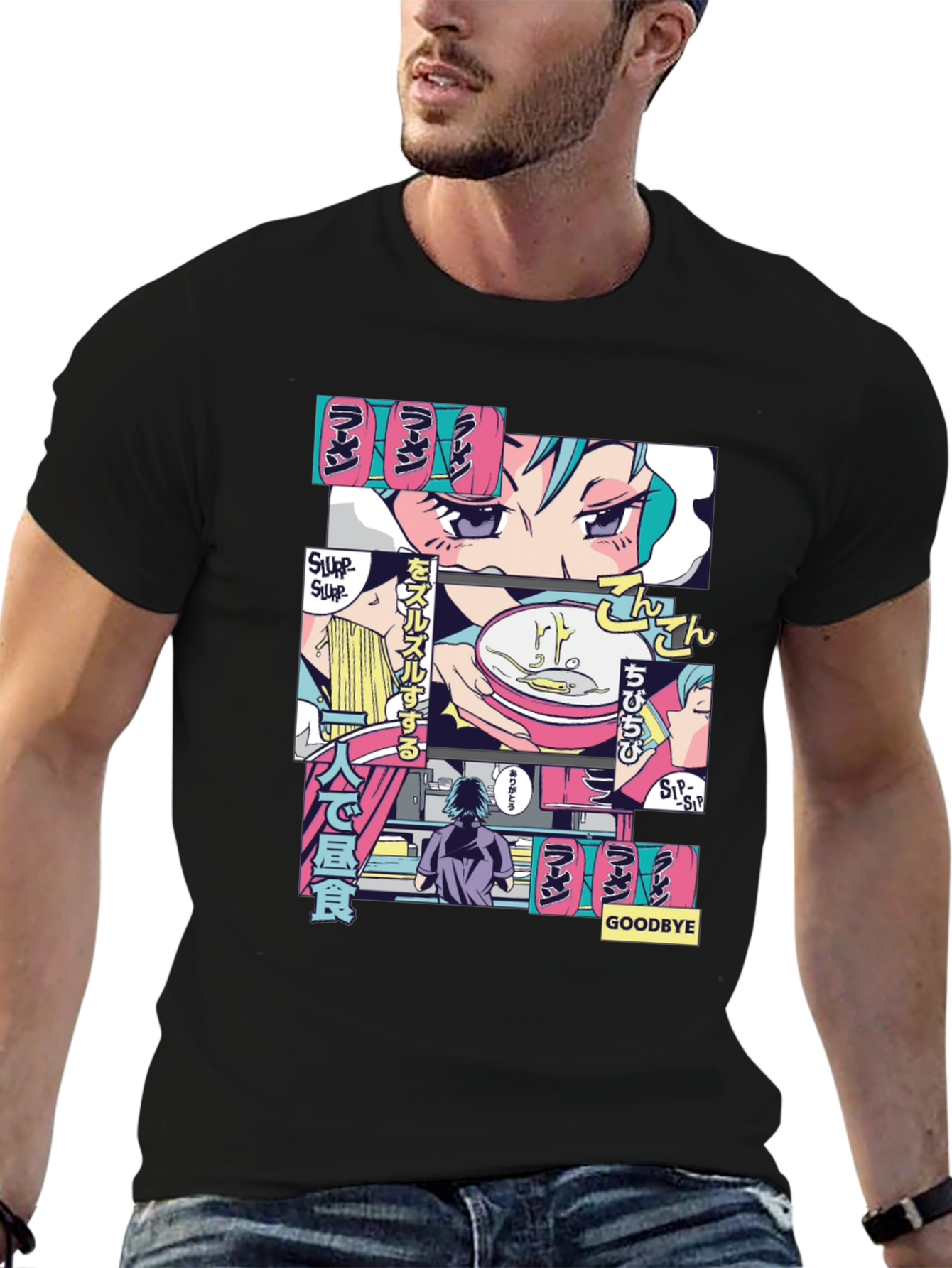 Anime Ramen T-Shirt - Slurp It Up!