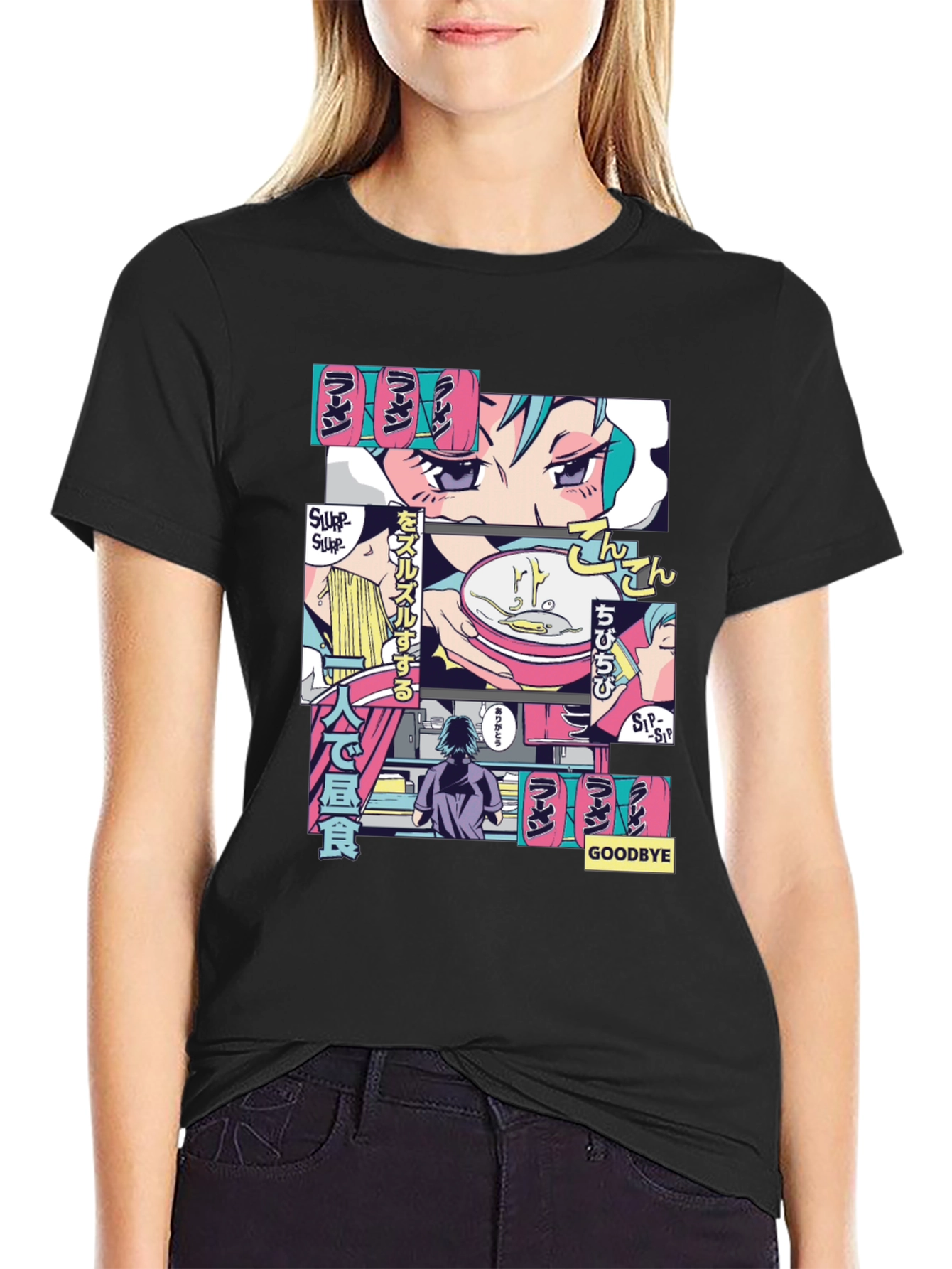 Anime Ramen T-Shirt - Slurp It Up!