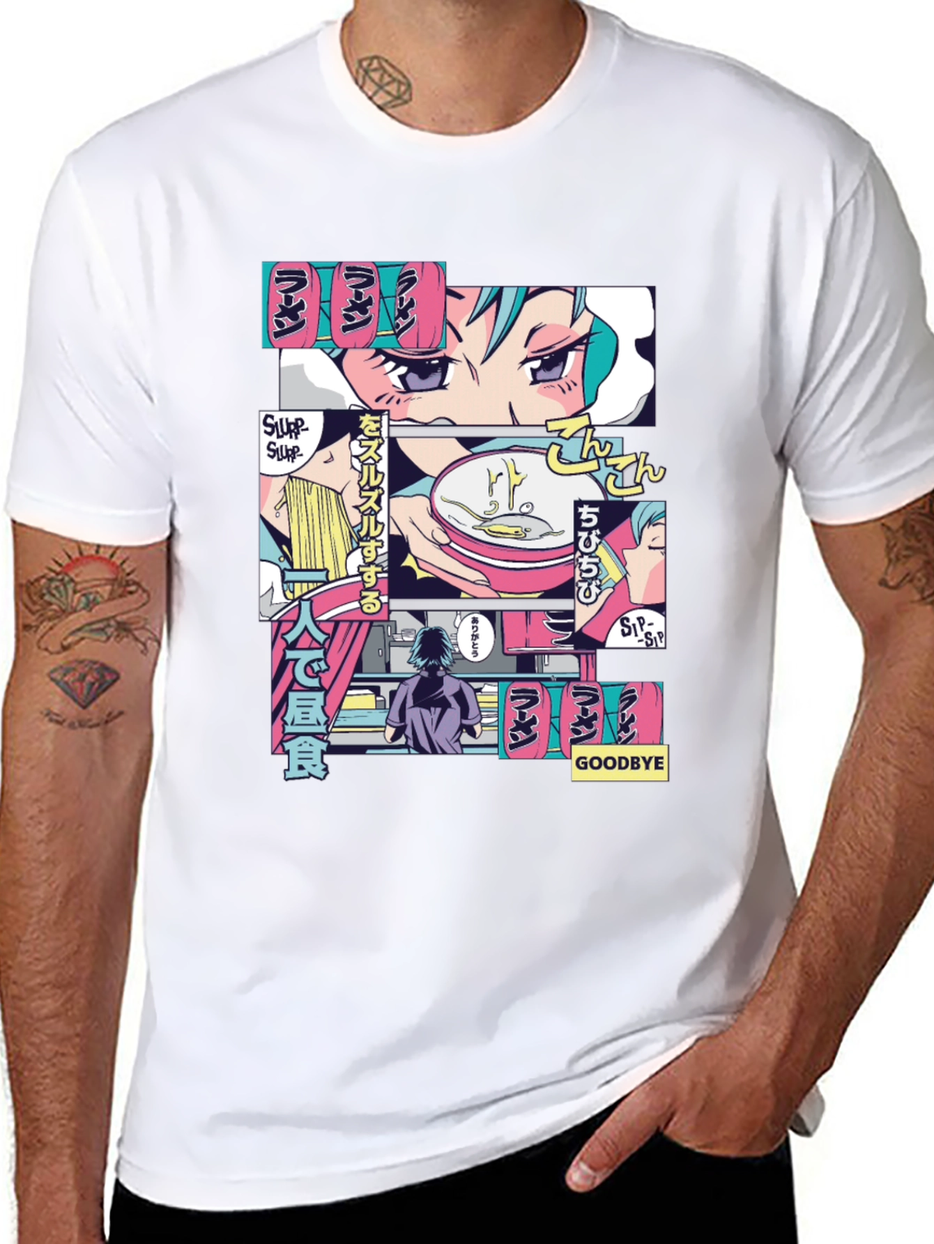 Anime Ramen T-Shirt - Slurp It Up!